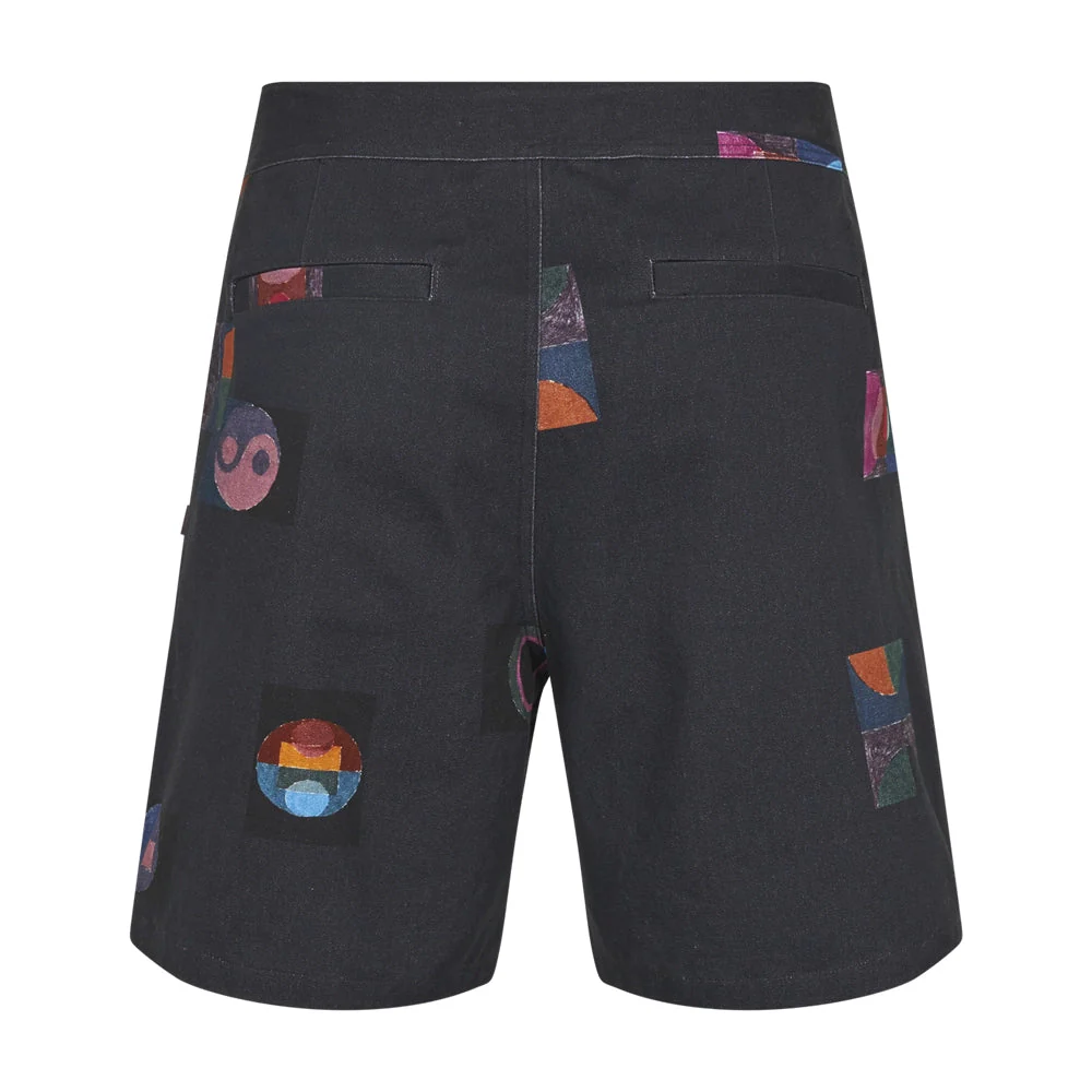 PAS NORMAL STUDIOS TKO Off Race Cotton Twill Shorts SS24 - Charcoal - Image 2