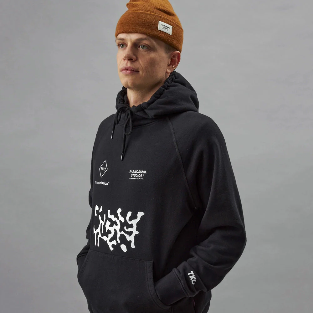 PAS NORMAL STUDIOS TKO Off Race Hoodie - Black Transmission - Image 4