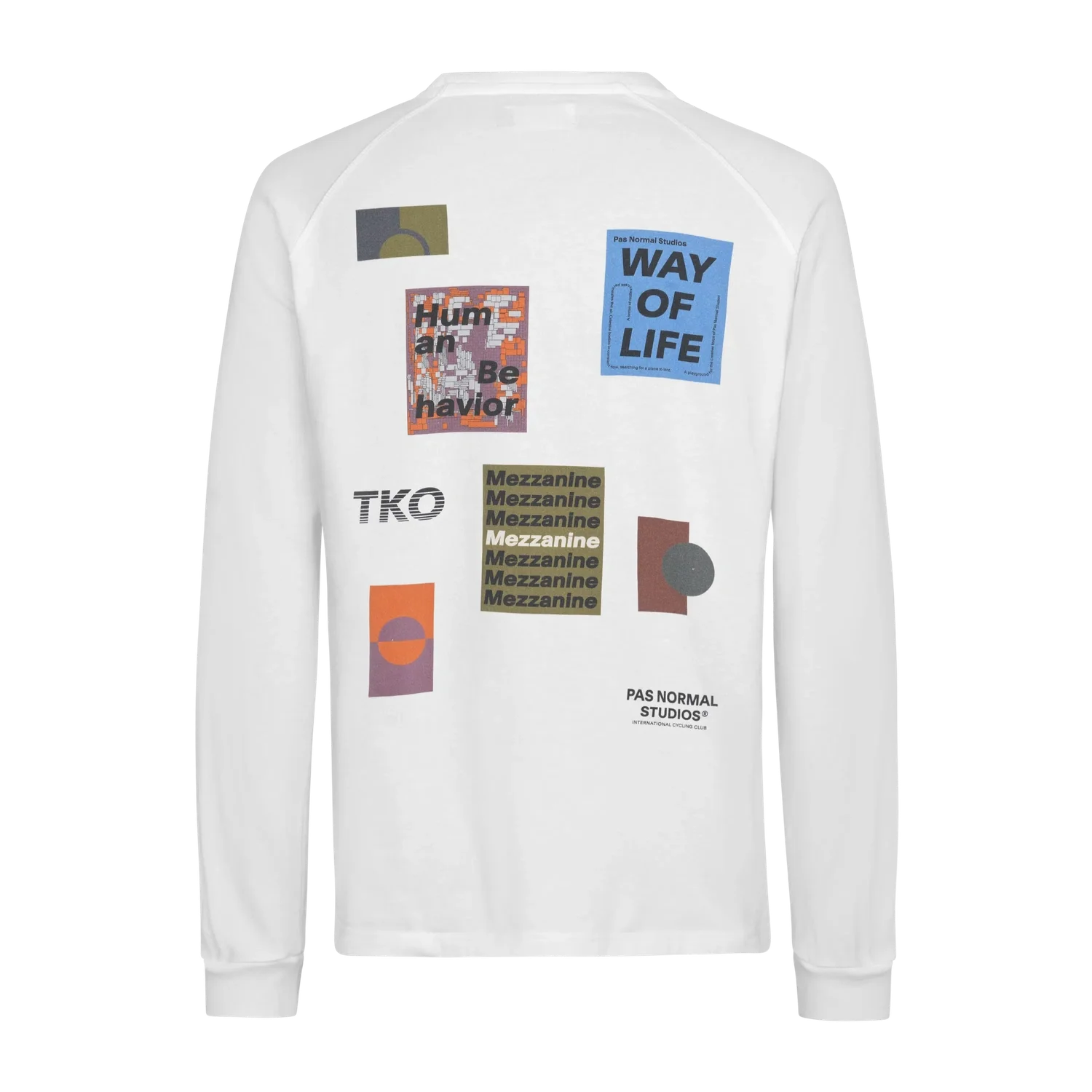 PAS NORMAL STUDIOS TKO Off Race Long Sleeve Tshirt AW24 - White - Image 3