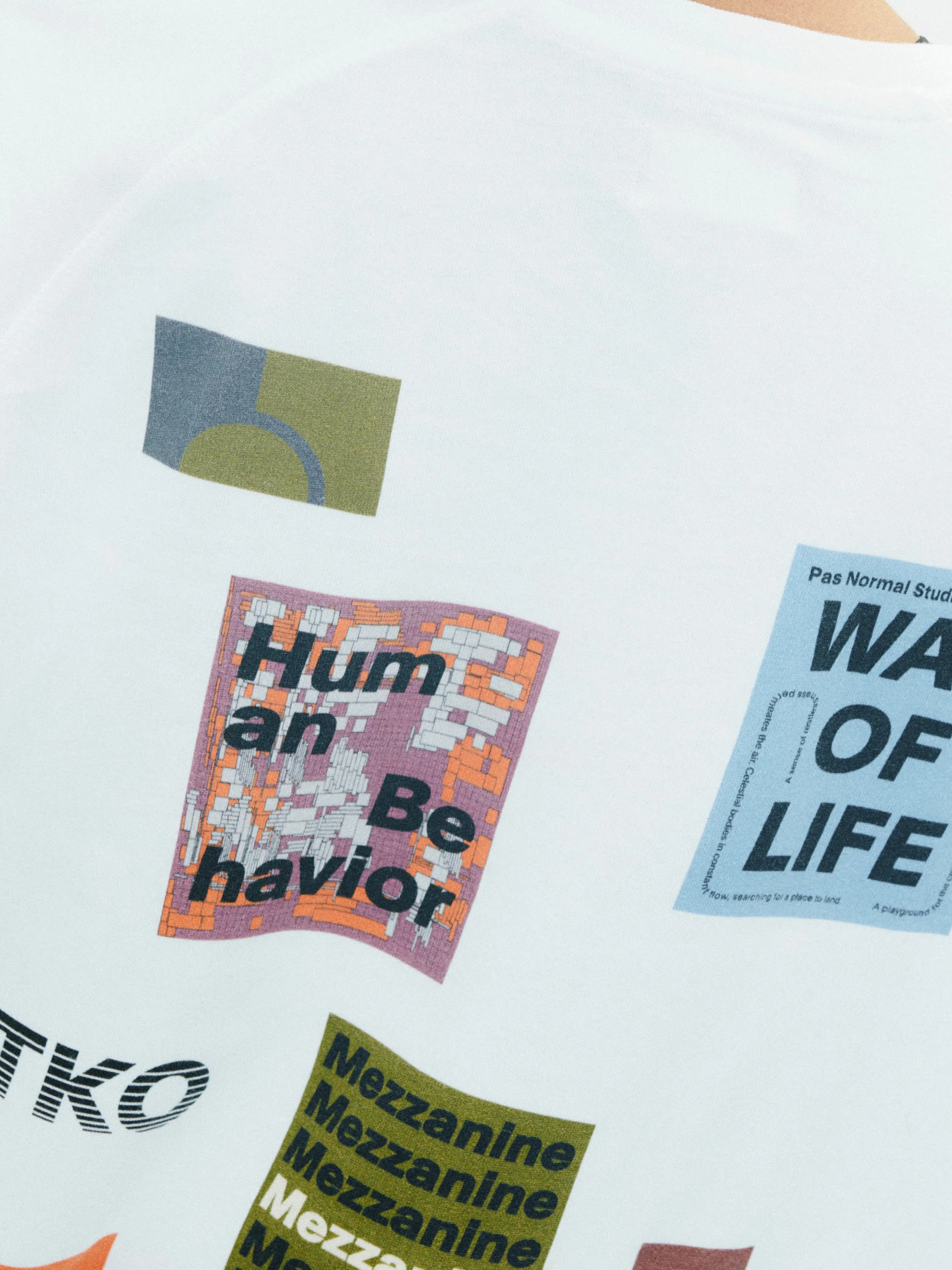 PAS NORMAL STUDIOS TKO Off Race Long Sleeve Tshirt AW24 - White - Image 6