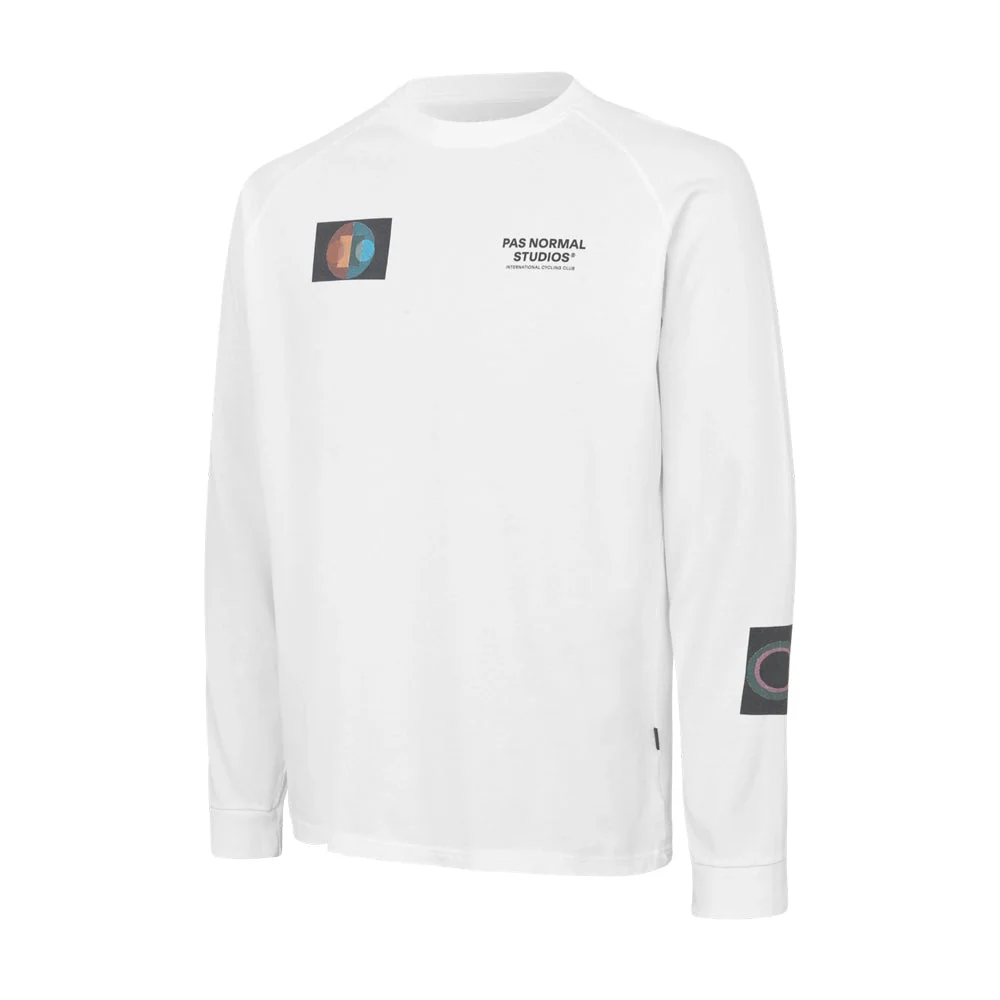 PAS NORMAL STUDIOS TKO Off Race LS Tshirt SS24 - White - Image 3