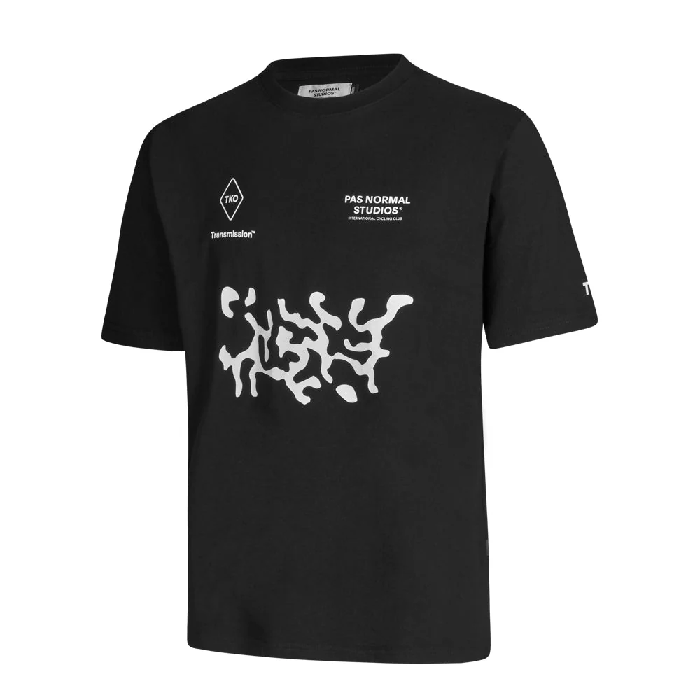 PAS NORMAL STUDIOS TKO Off Race Tshirt AW23 - Black Transmission - Image 3