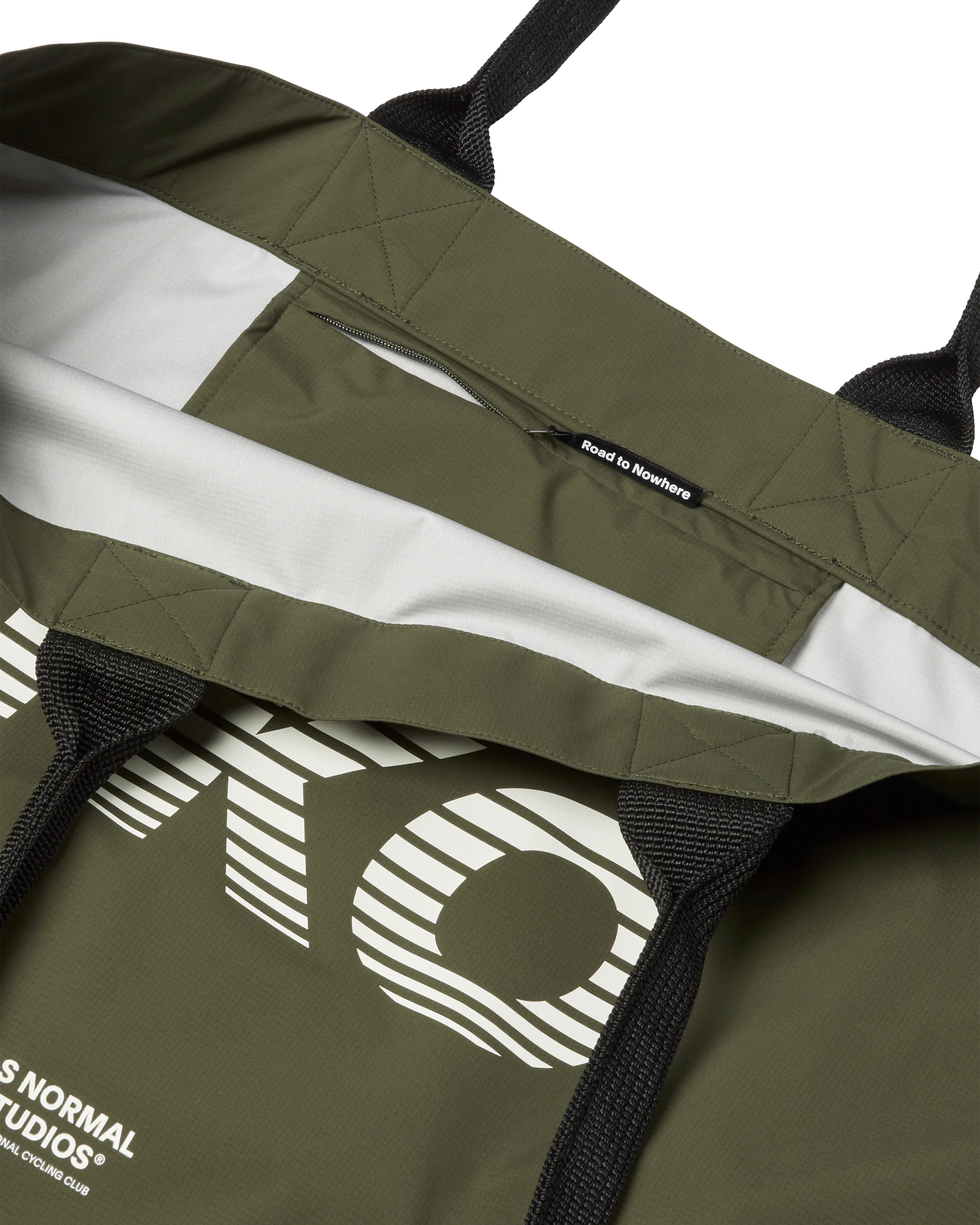 PAS NORMAL STUDIOS TKO Shield Tote Bag AW24 - Olive - Image 3