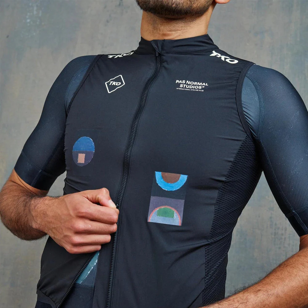 PAS NORMAL STUDIOS TKO Mechanism Stow Away Gilet SS24 - Charcoal - Image 4