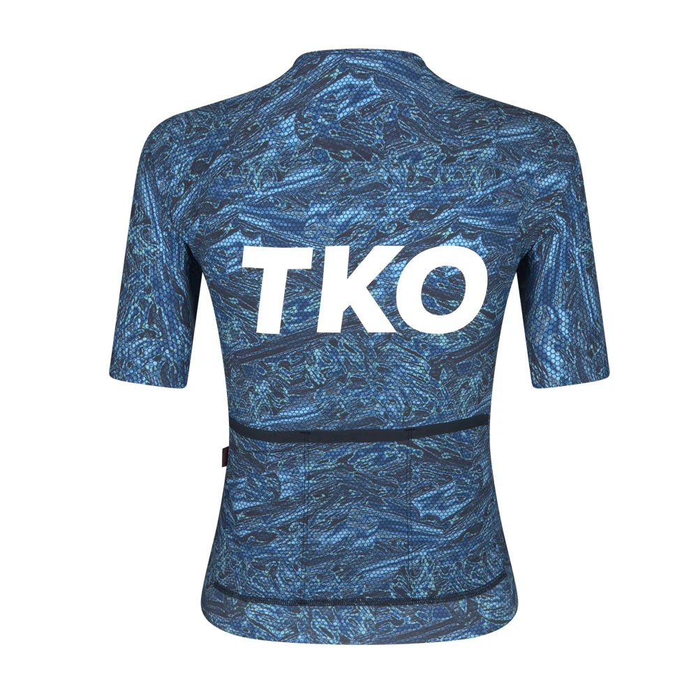 PAS NORMAL STUDIOS TKO Disorder Mechanism Pro Women Jersey 2023 - Blue Beehive - Image 2