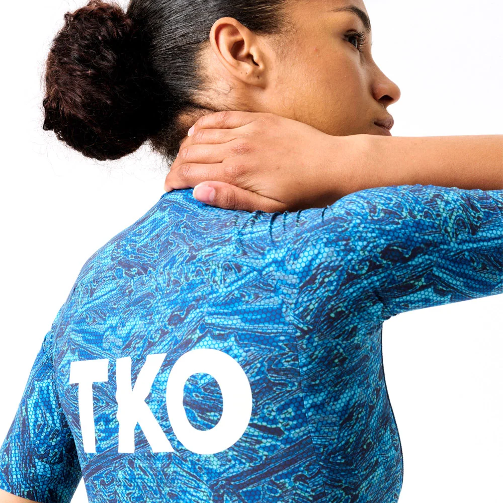 PAS NORMAL STUDIOS TKO Disorder Mechanism Pro Women Jersey 2023 - Blue Beehive - Image 4