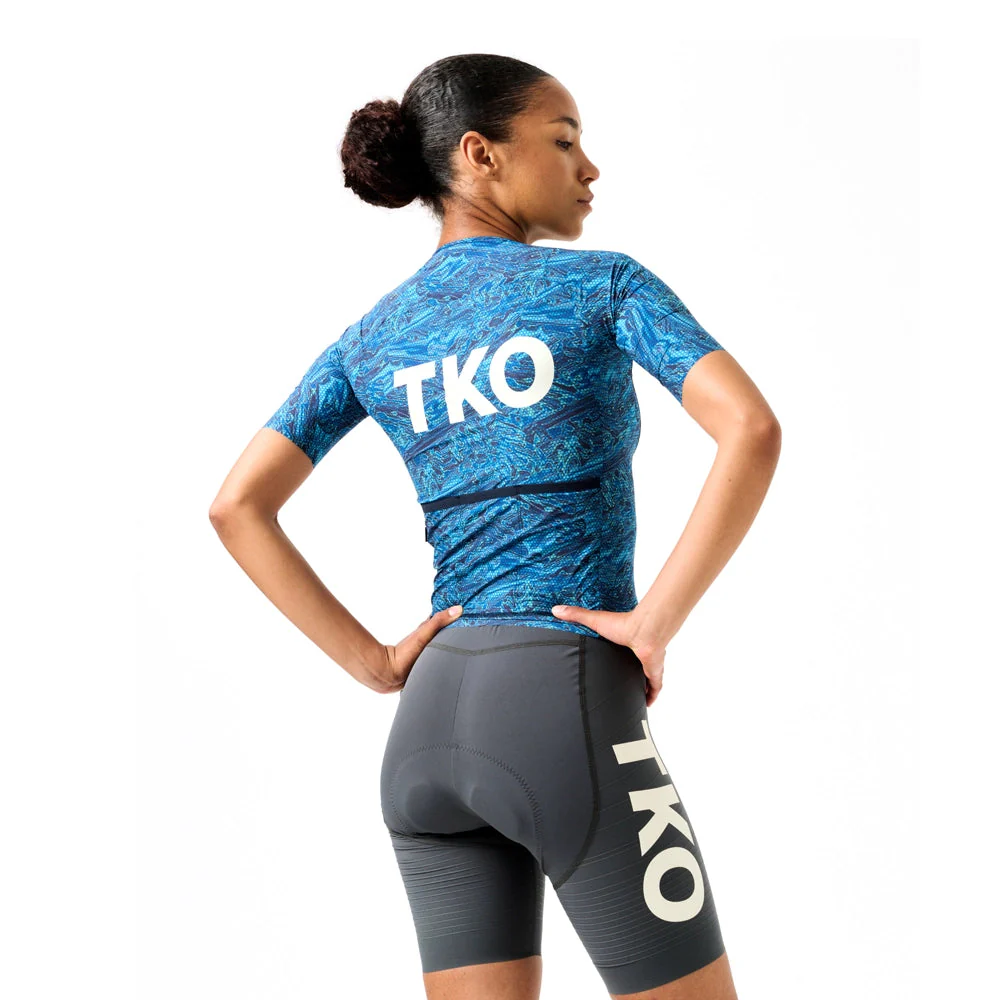 PAS NORMAL STUDIOS TKO Disorder Mechanism Pro Women Jersey 2023 - Blue Beehive - Image 5