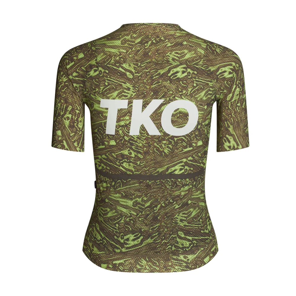PAS NORMAL STUDIOS TKO Disorder Mechanism Pro Women Jersey SS23 - Green Beehive - Image 2