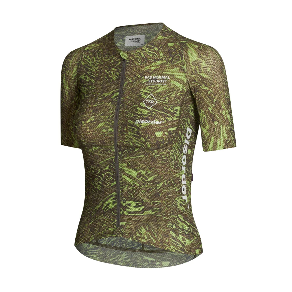 PAS NORMAL STUDIOS TKO Disorder Mechanism Pro Women Jersey SS23 - Green Beehive - Image 3