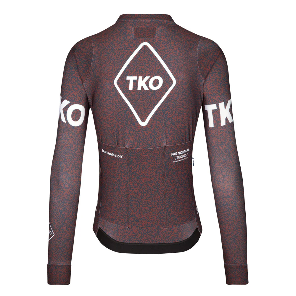 PAS NORMAL STUDIOS TKO Women Mechanism Long Sleeve Jersey AW23 - Mahogany Transmission - Image 2