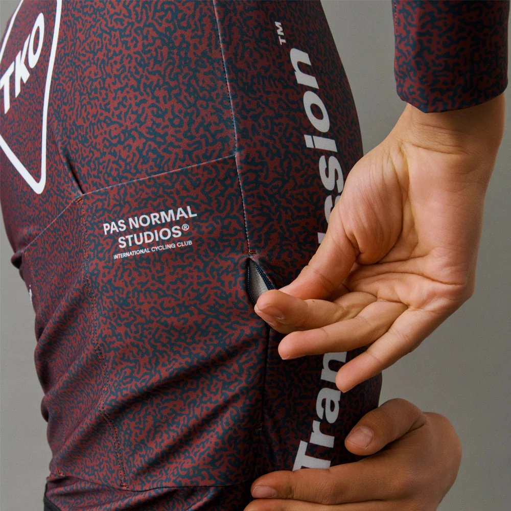 PAS NORMAL STUDIOS TKO Women Mechanism Long Sleeve Jersey AW23 - Mahogany Transmission - Image 6
