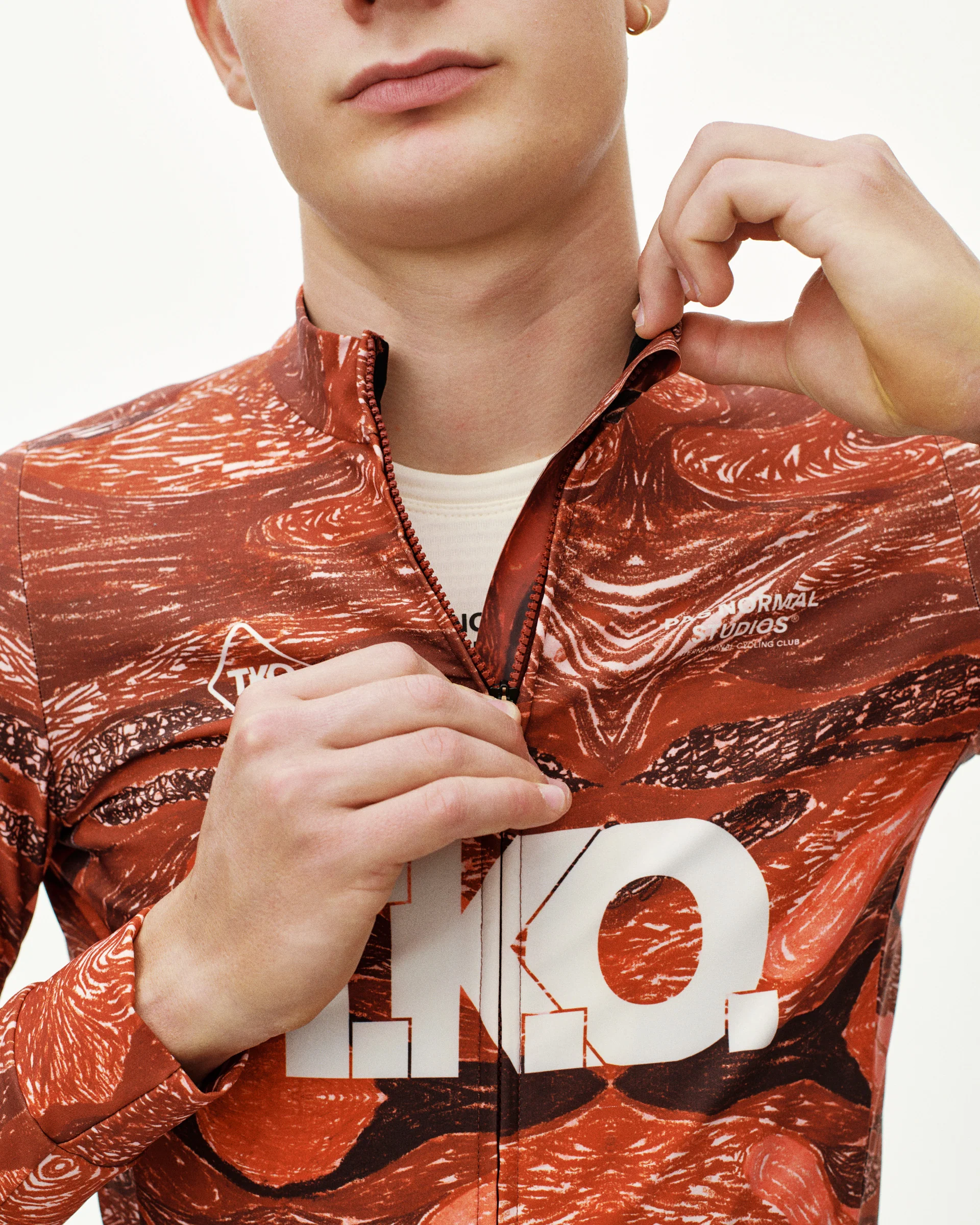 PAS NORMAL STUDIOS TKO Woven Long Sleeve Jersey - TKO Red - Image 3