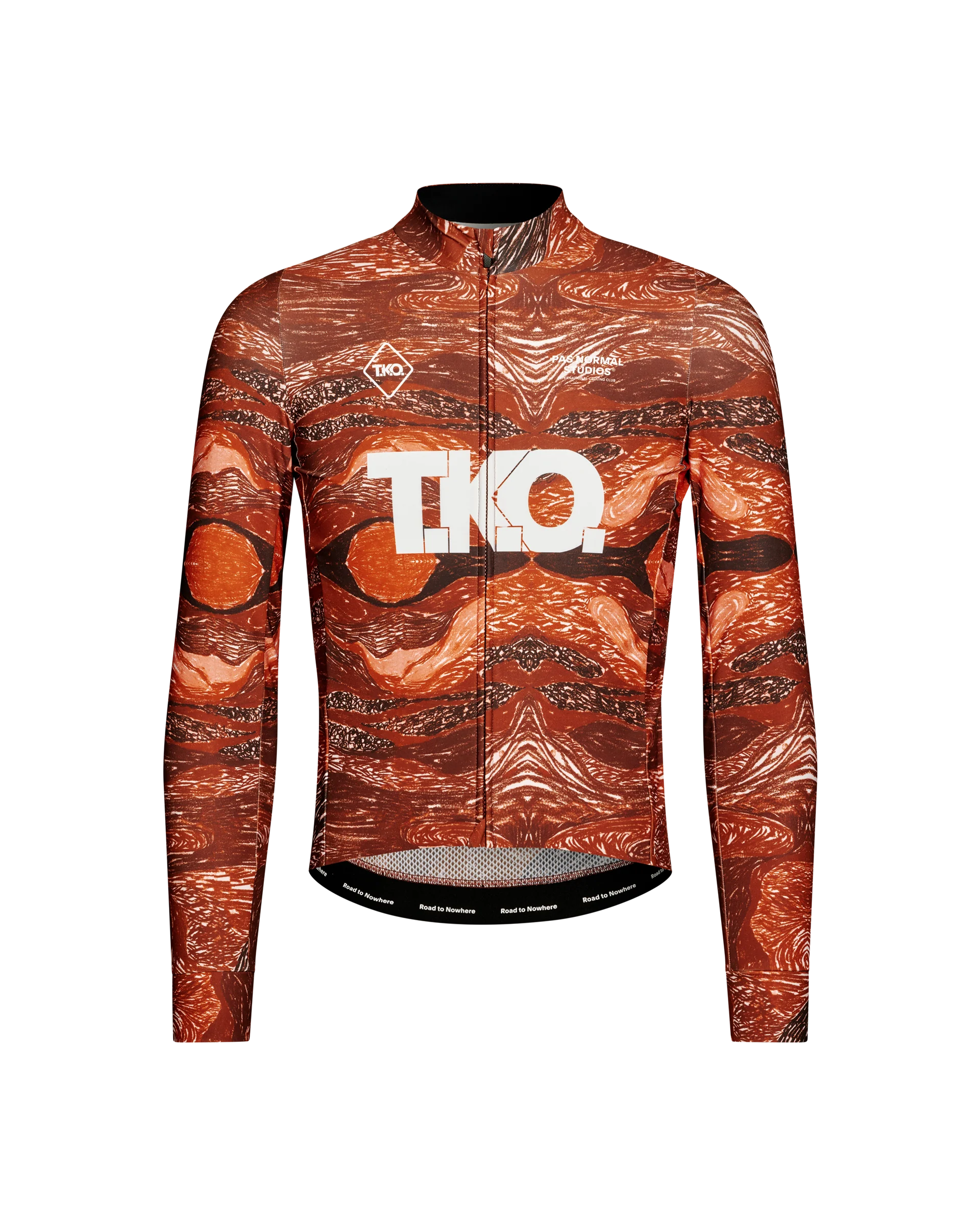 PAS NORMAL STUDIOS TKO Woven Long Sleeve Jersey - TKO Red - Image 4