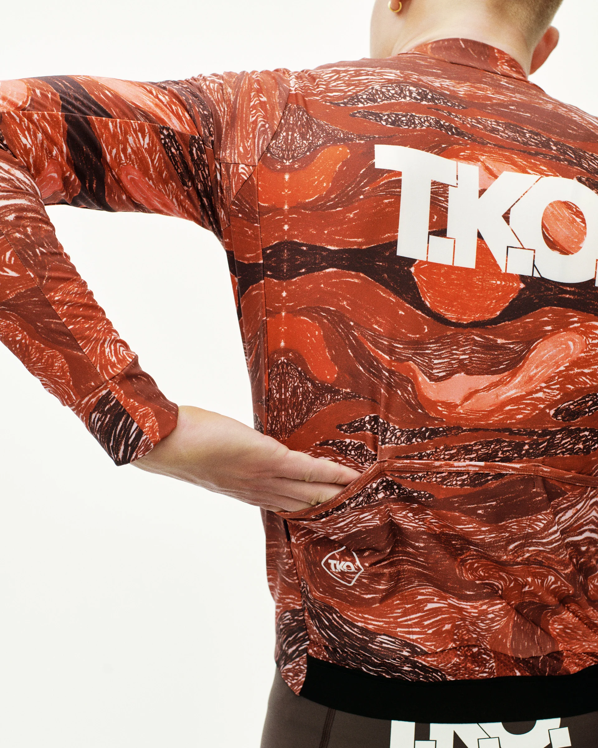 PAS NORMAL STUDIOS TKO Woven Long Sleeve Jersey - TKO Red - Image 6