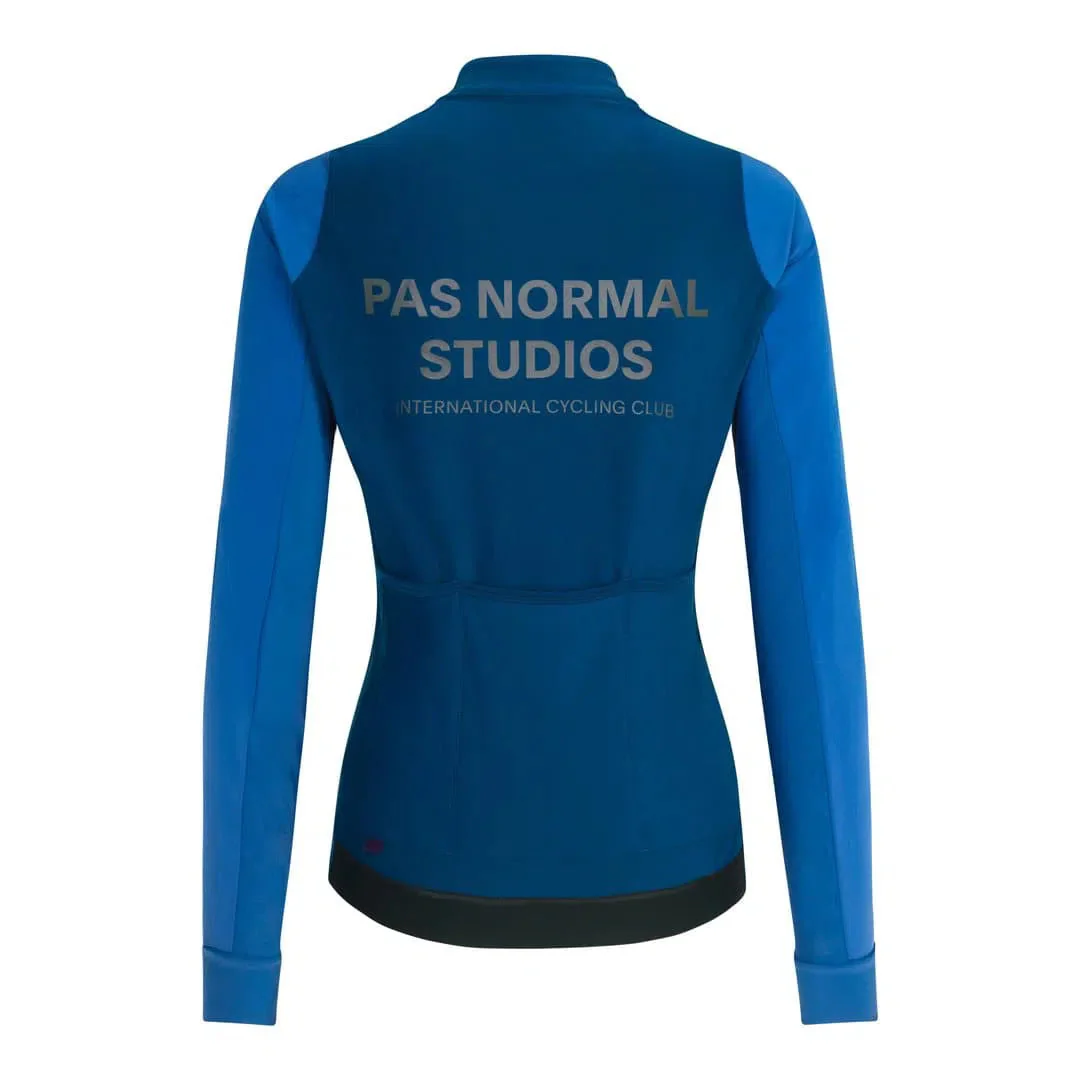 PAS NORMAL STUDIOS Mechanism Thermal LS Women Jersey - Dark Blue - Image 2