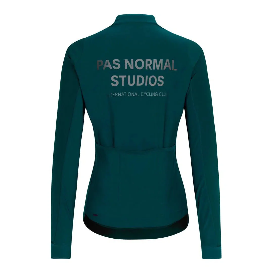 PAS NORMAL STUDIOS Mechanism Thermal LS Women Jersey - Teal - Image 2