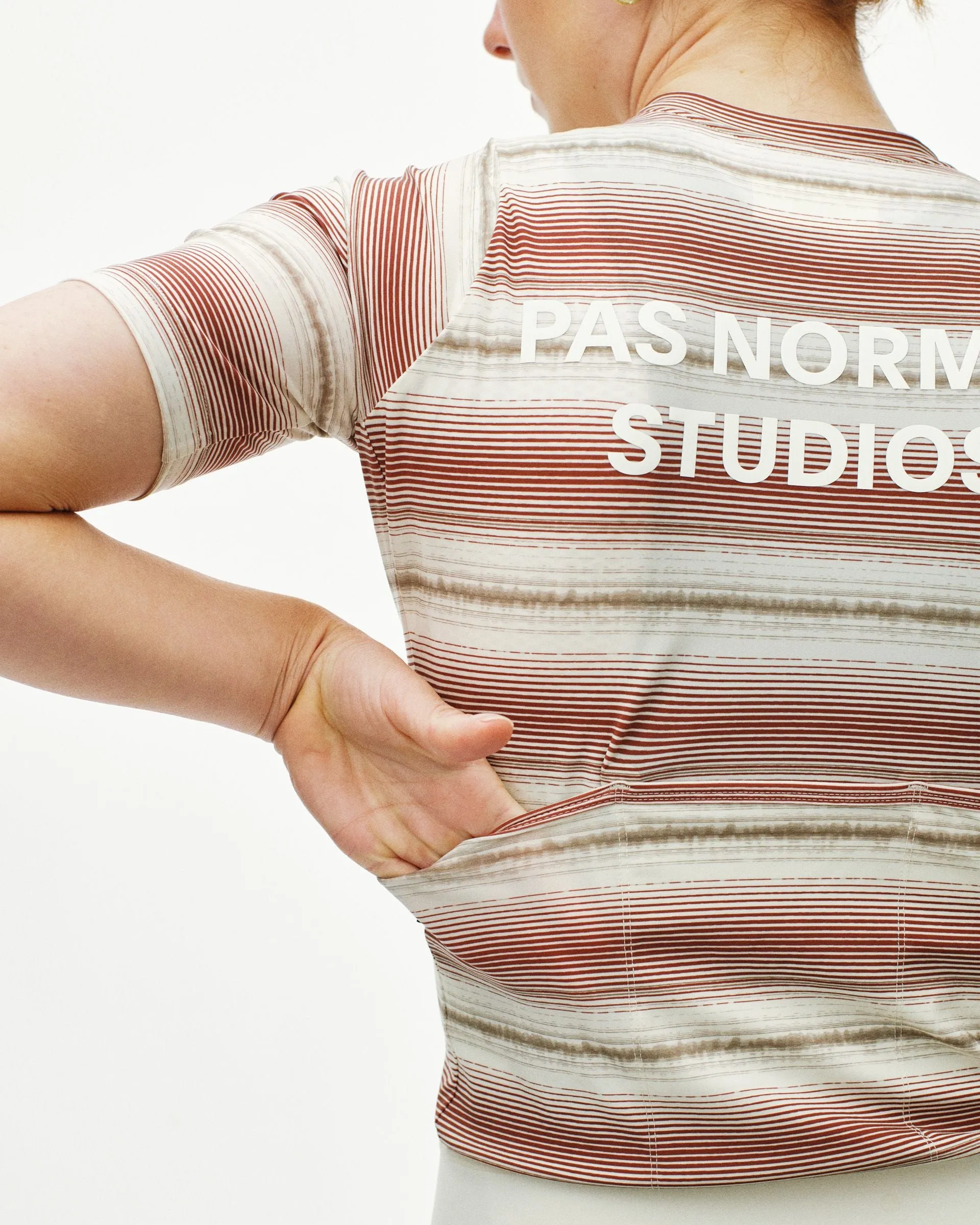 PAS NORMAL STUDIOS Women's Essential Jersey - Off White Stripe - Image 4
