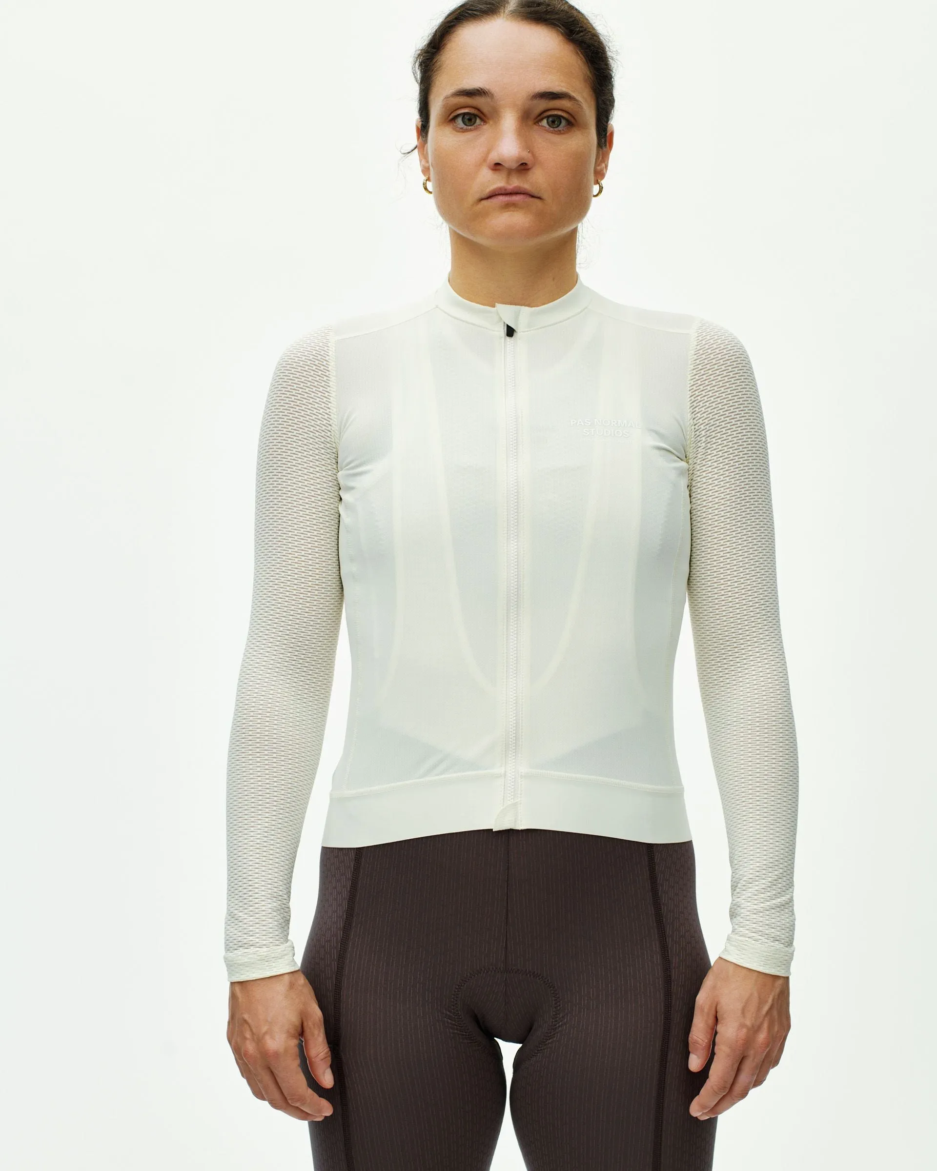 PAS NORMAL STUDIOS Women's Essential Light Long Sleeve Jersey - Off White - Image 2