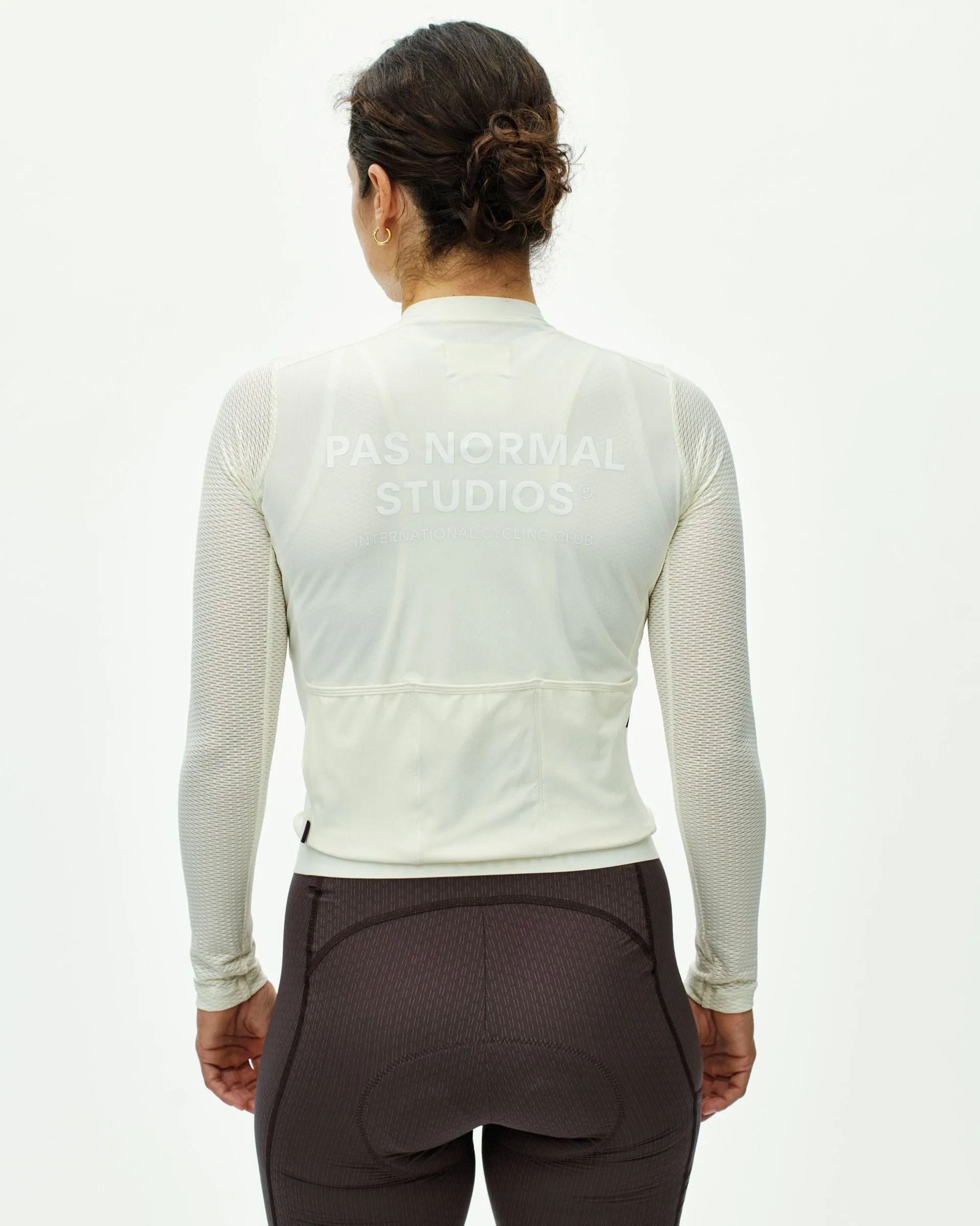 PAS NORMAL STUDIOS Women's Essential Light Long Sleeve Jersey - Off White - Image 4