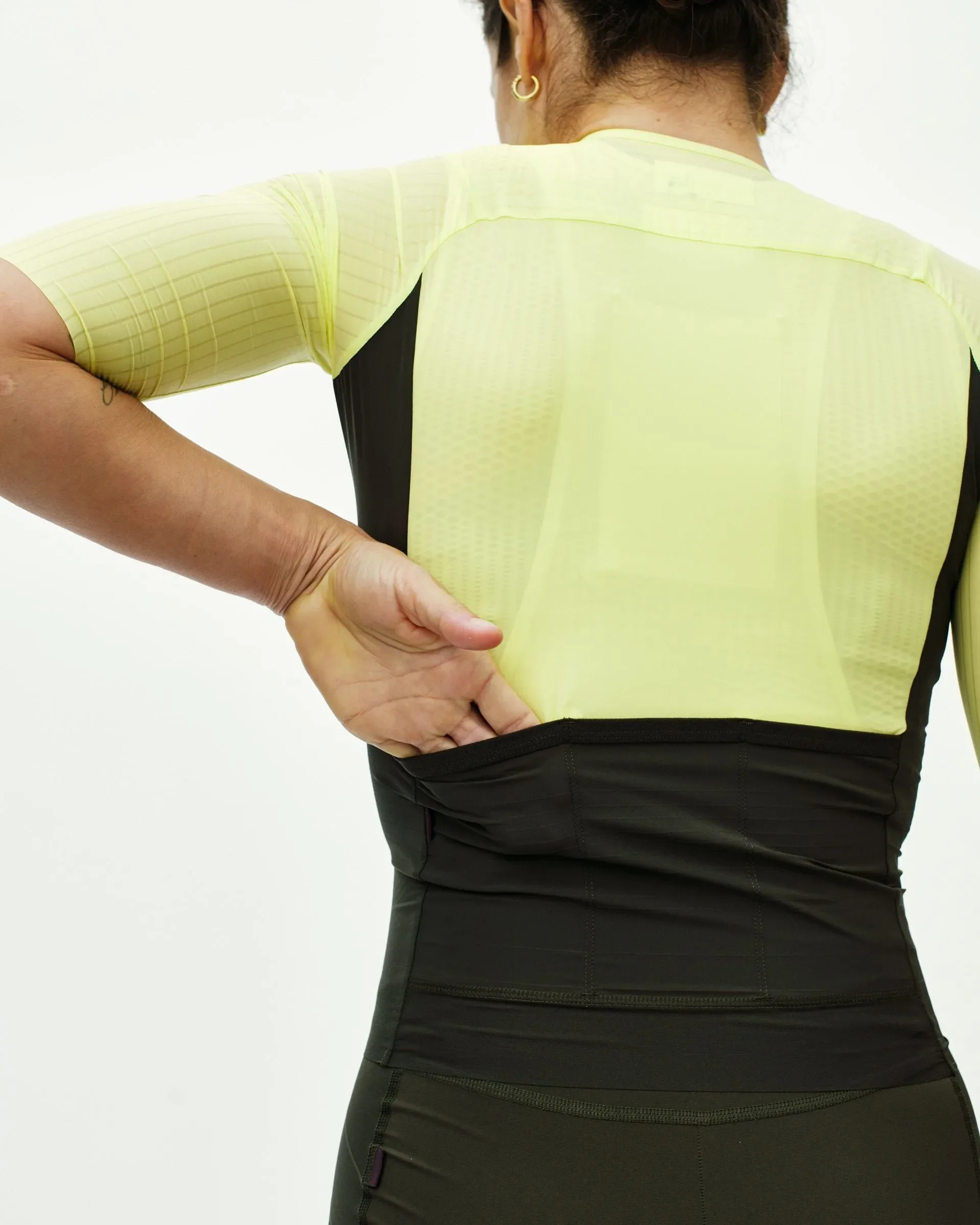 PAS NORMAL STUDIOS Women's Mechanism Pro Jersey - Wasabi Green / Dark Olive - Image 6