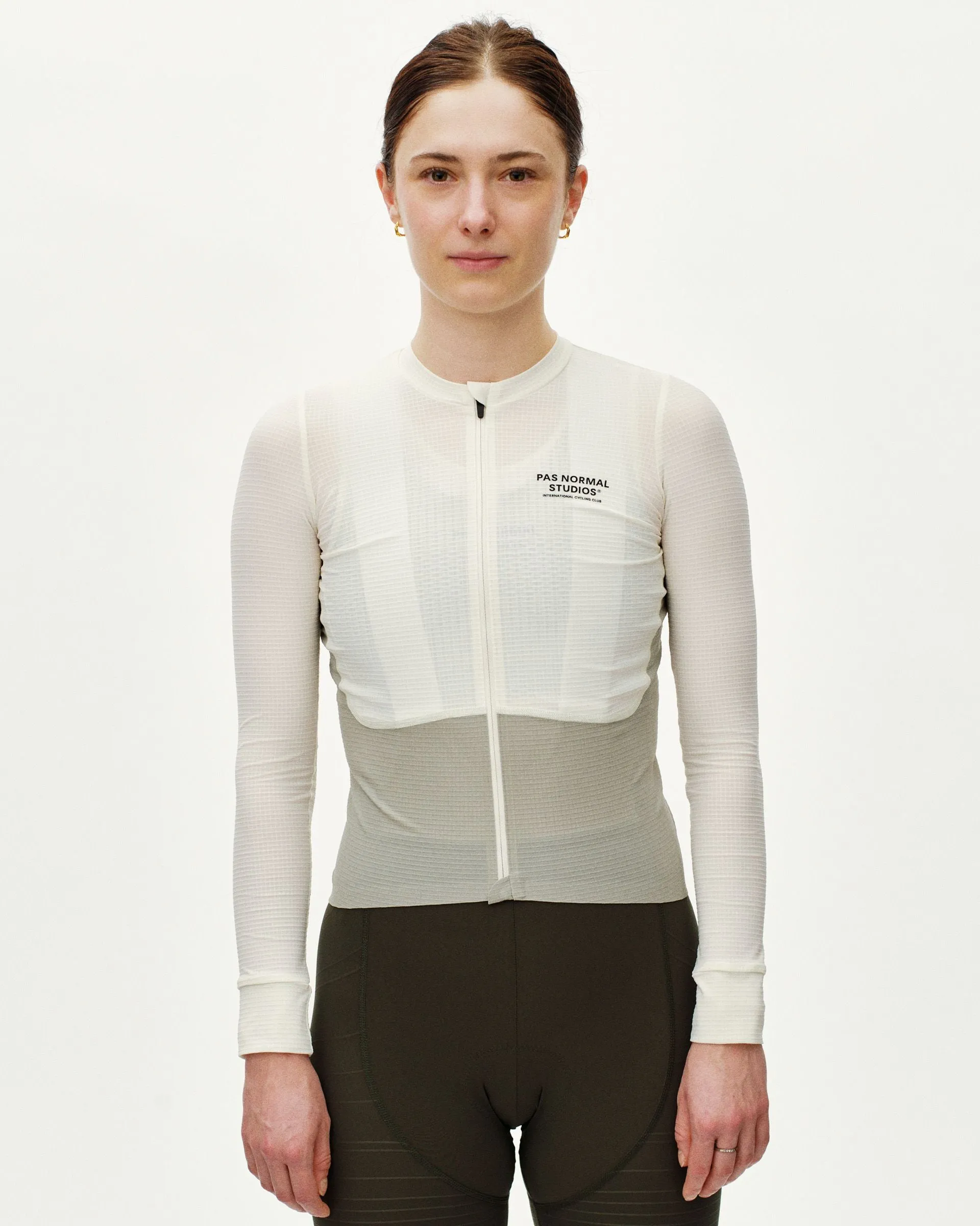 PAS NORMAL STUDIOS Women's Mechanism Pro Long Sleeve Jersey - Off White - Image 2