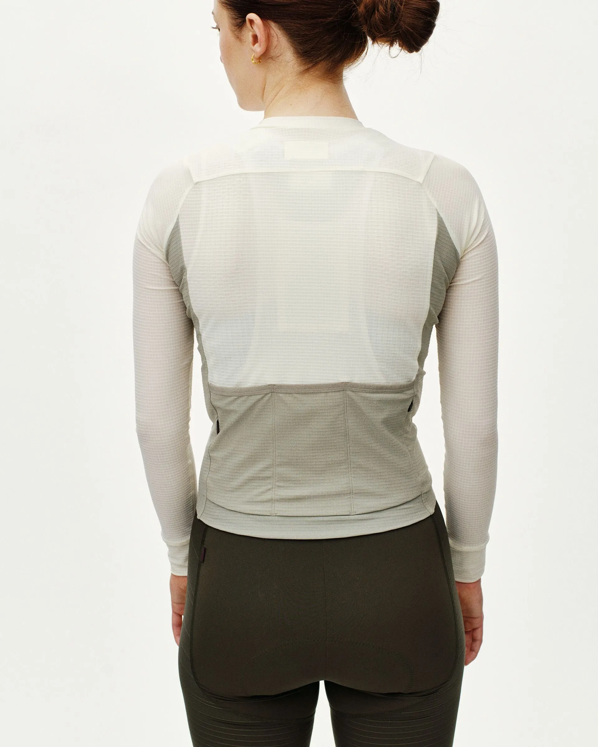 PAS NORMAL STUDIOS Women's Mechanism Pro Long Sleeve Jersey - Off White - Image 4