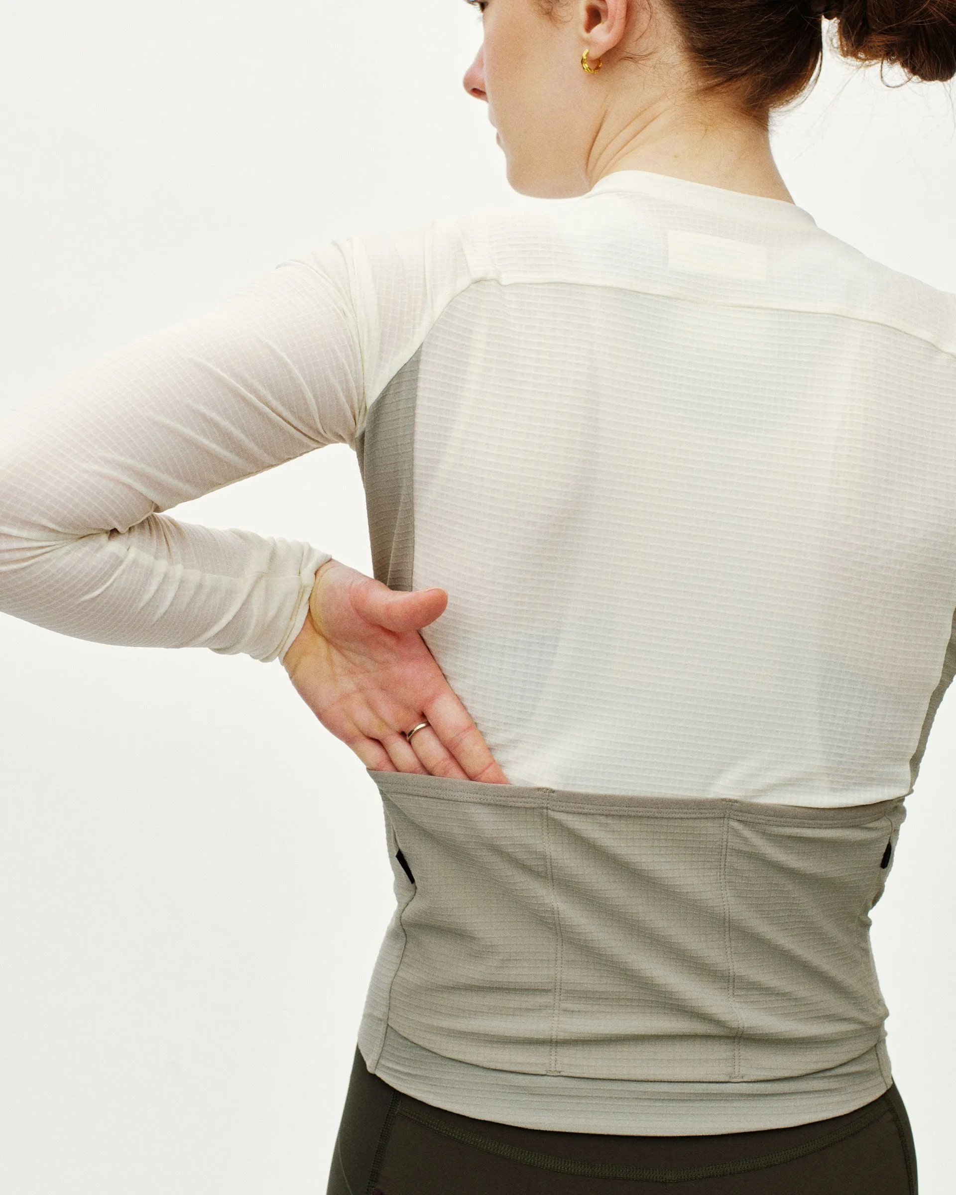 PAS NORMAL STUDIOS Women's Mechanism Pro Long Sleeve Jersey - Off White - Image 7