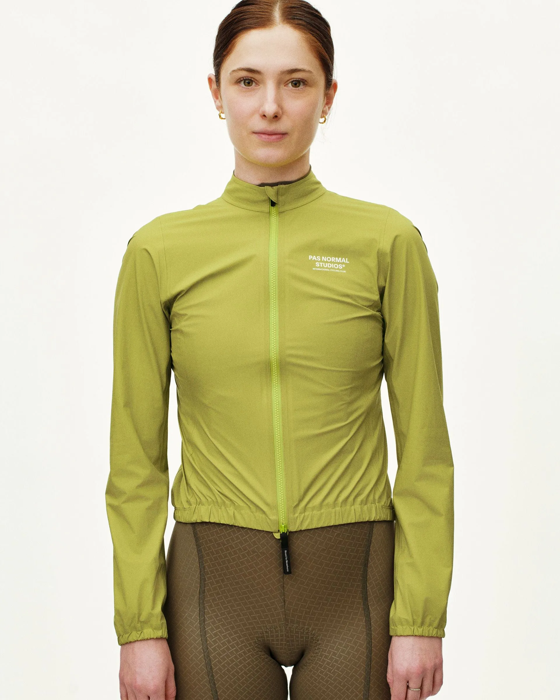 PAS NORMAL STUDIOS Women's Mechanism Rain Jacket - Moss Green - Image 2