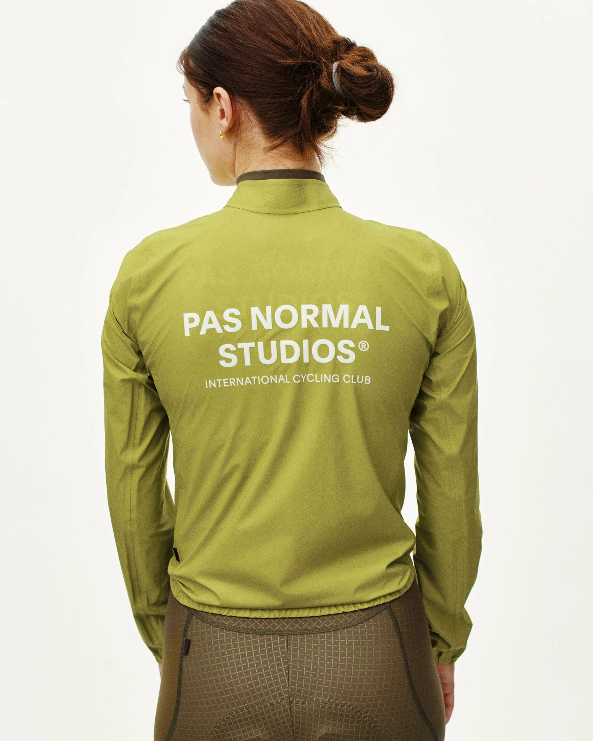 PAS NORMAL STUDIOS Women's Mechanism Rain Jacket - Moss Green - Image 4