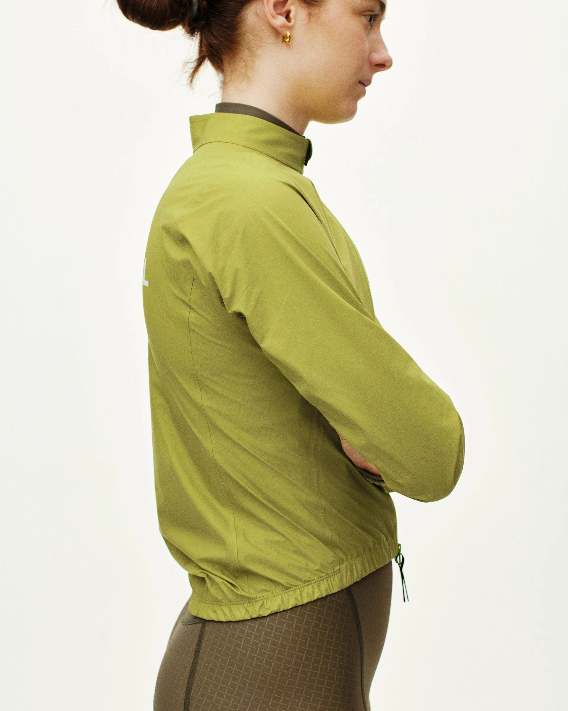 PAS NORMAL STUDIOS Women's Mechanism Rain Jacket - Moss Green - Image 5
