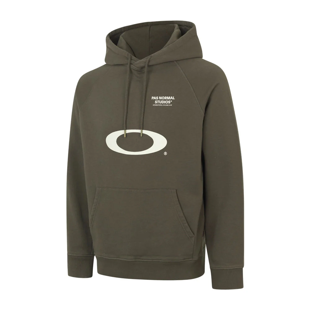 PAS NORMAL STUDIOS X OAKLEY Logo Hoodie - Black Olive - Image 3