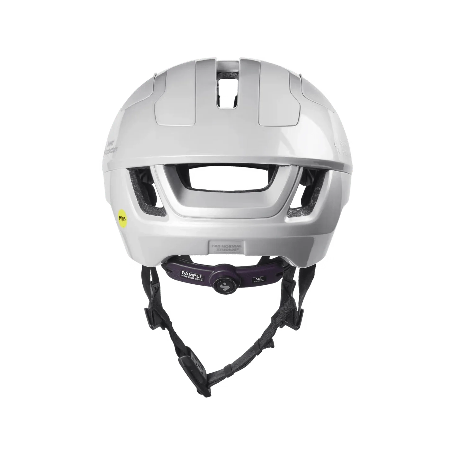 PAS NORMAL STUDIOS x Sweet Protection Falconer Aero2VI Mips Cycling Helmet - SILVER - Image 3