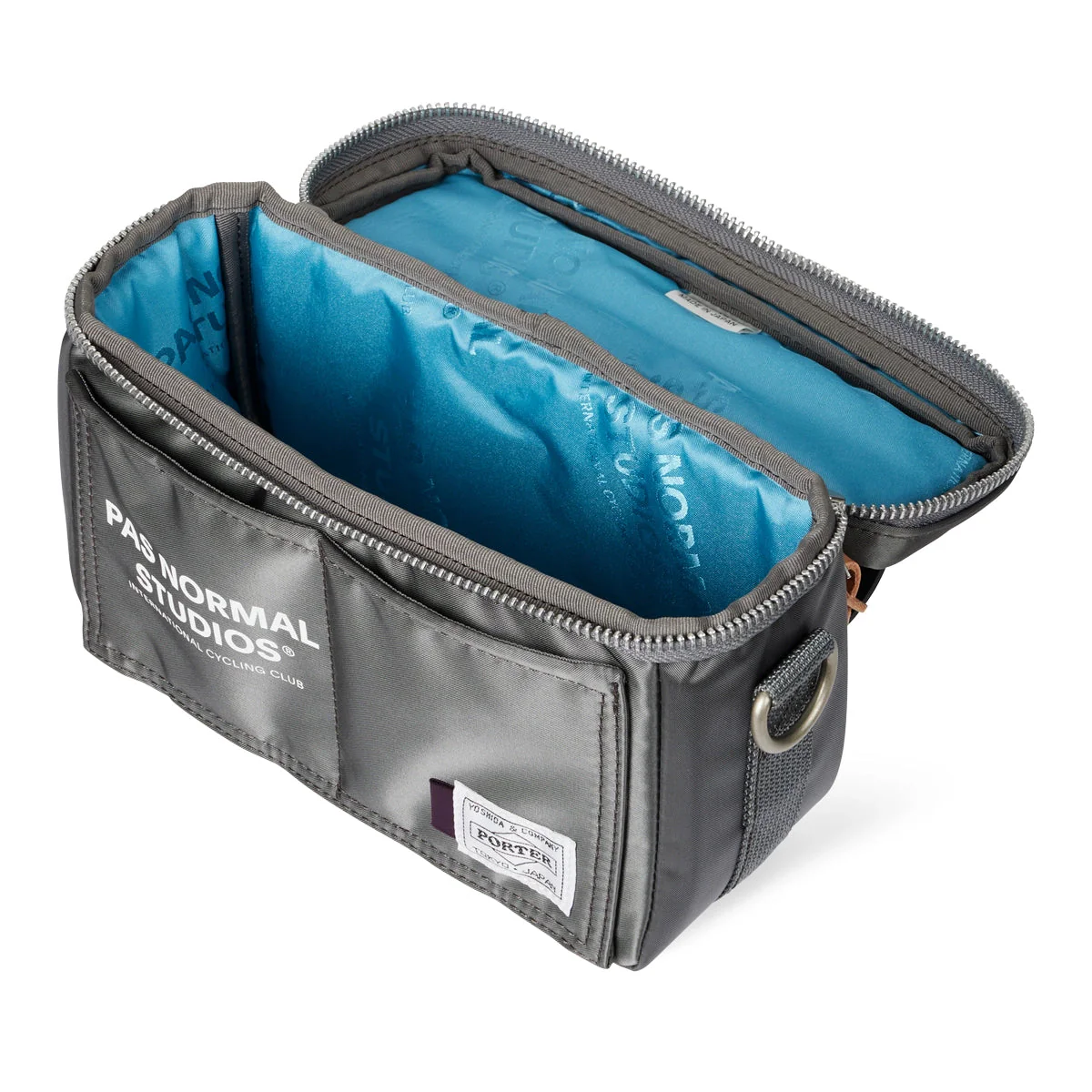 PAS NORMAL STUDIOS Yoshida Porter Handlebar Bag '24 - Grey - Image 3