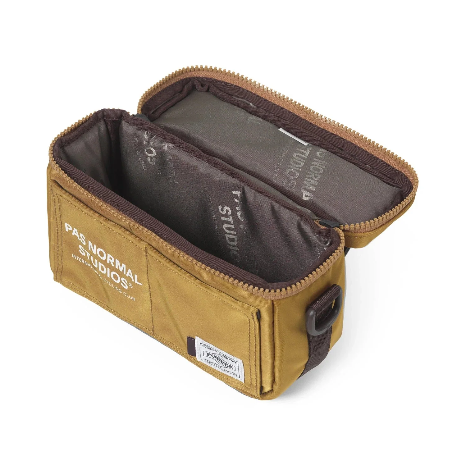 PAS NORMAL STUDIOS Yoshida Porter Handlebar Bag '23 - Yellow - Image 3
