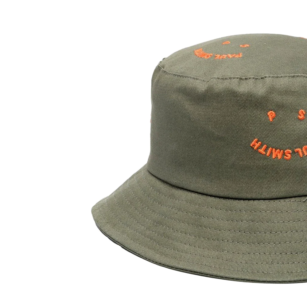 PAUL SMITH Bucket Hat Happy - Military Green - Image 2