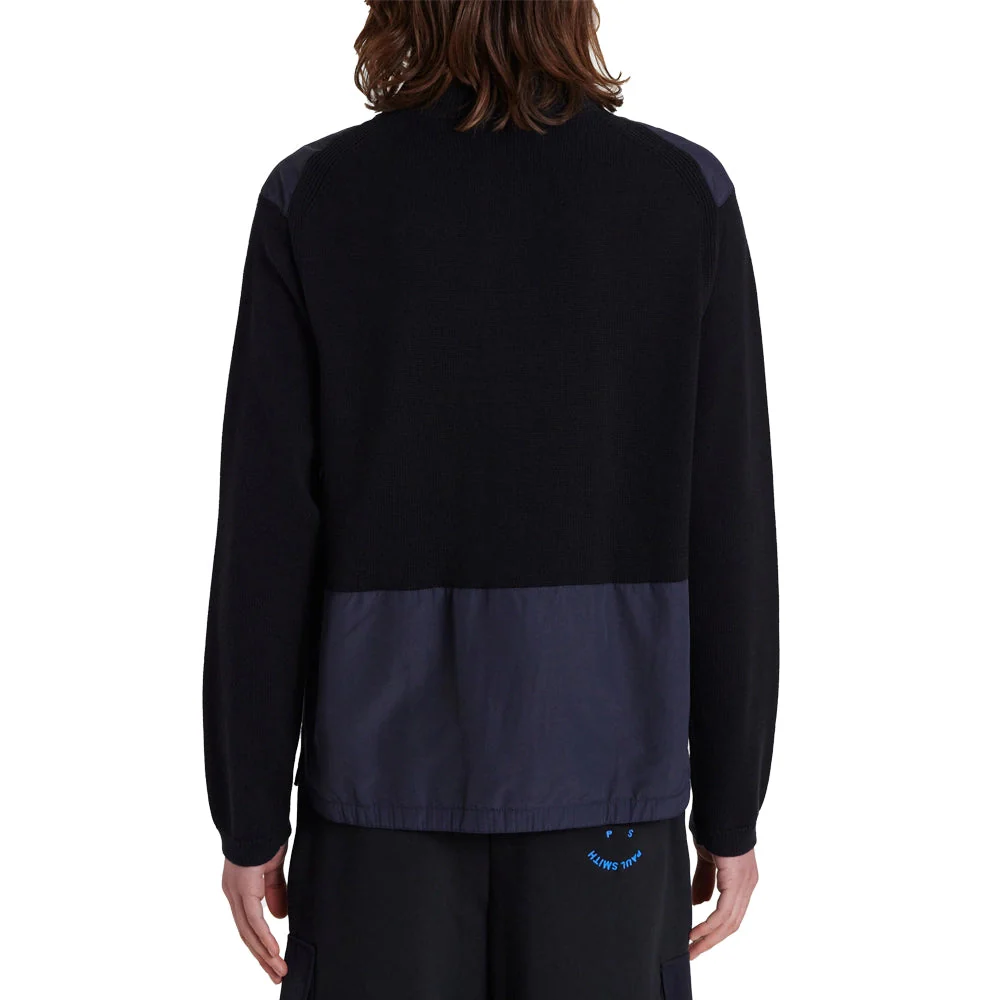 PAUL SMITH Cardigan Zip Thru Happy - Very Dark Navy - Image 3