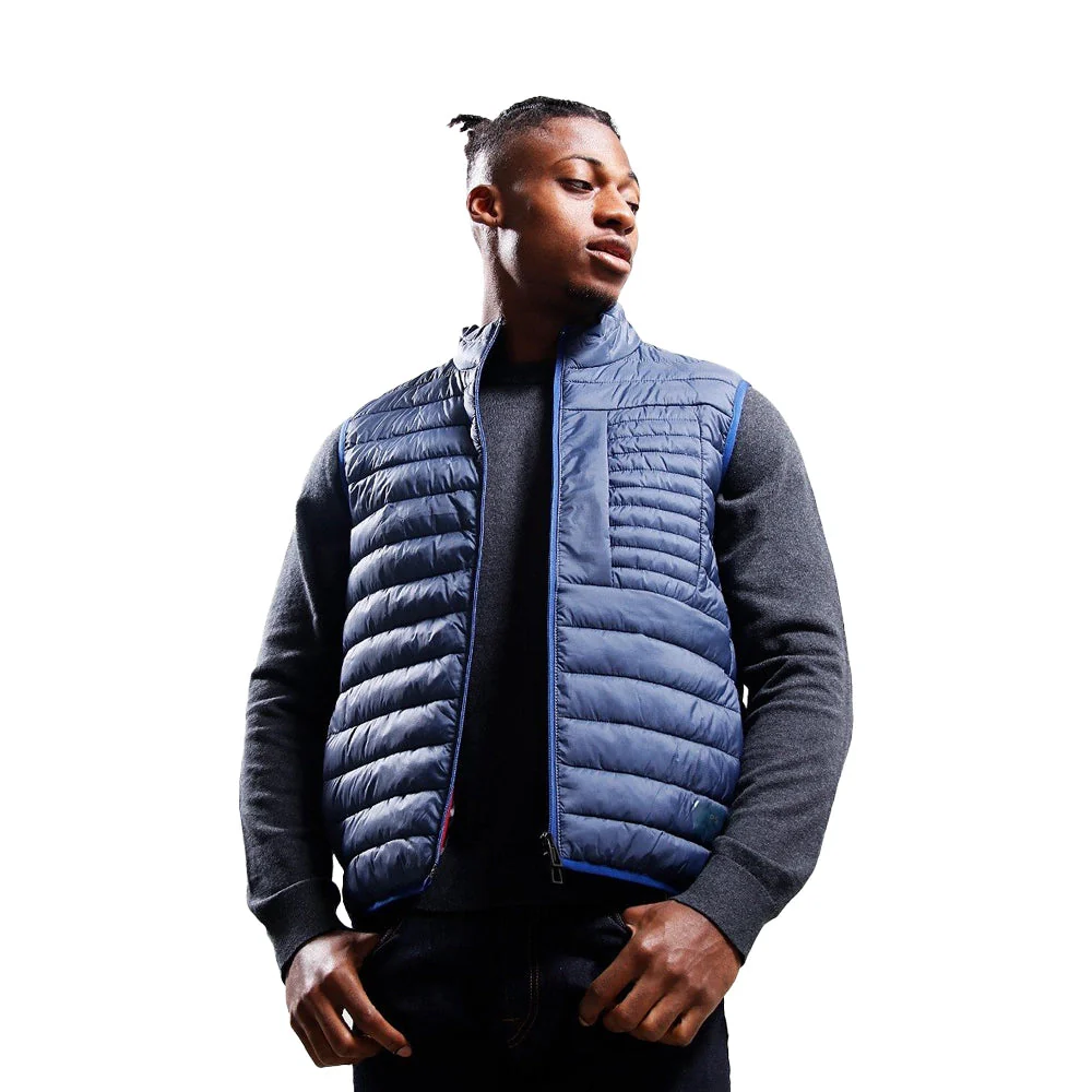PAUL SMITH Fibre Down Padded Gilet - Navy