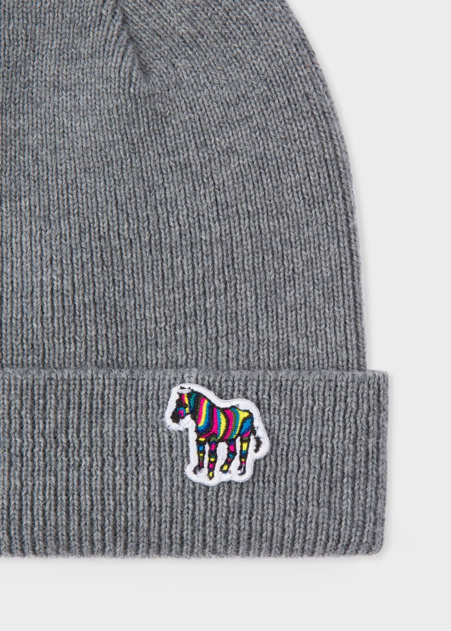 PAUL SMITH HAT Beanie Zebra - Slate - Image 2