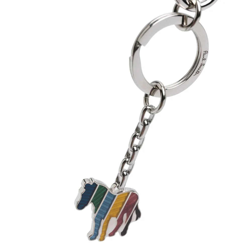 PAUL SMITH Key Ring Broad Zebra - Cyclist Stripe - Image 2