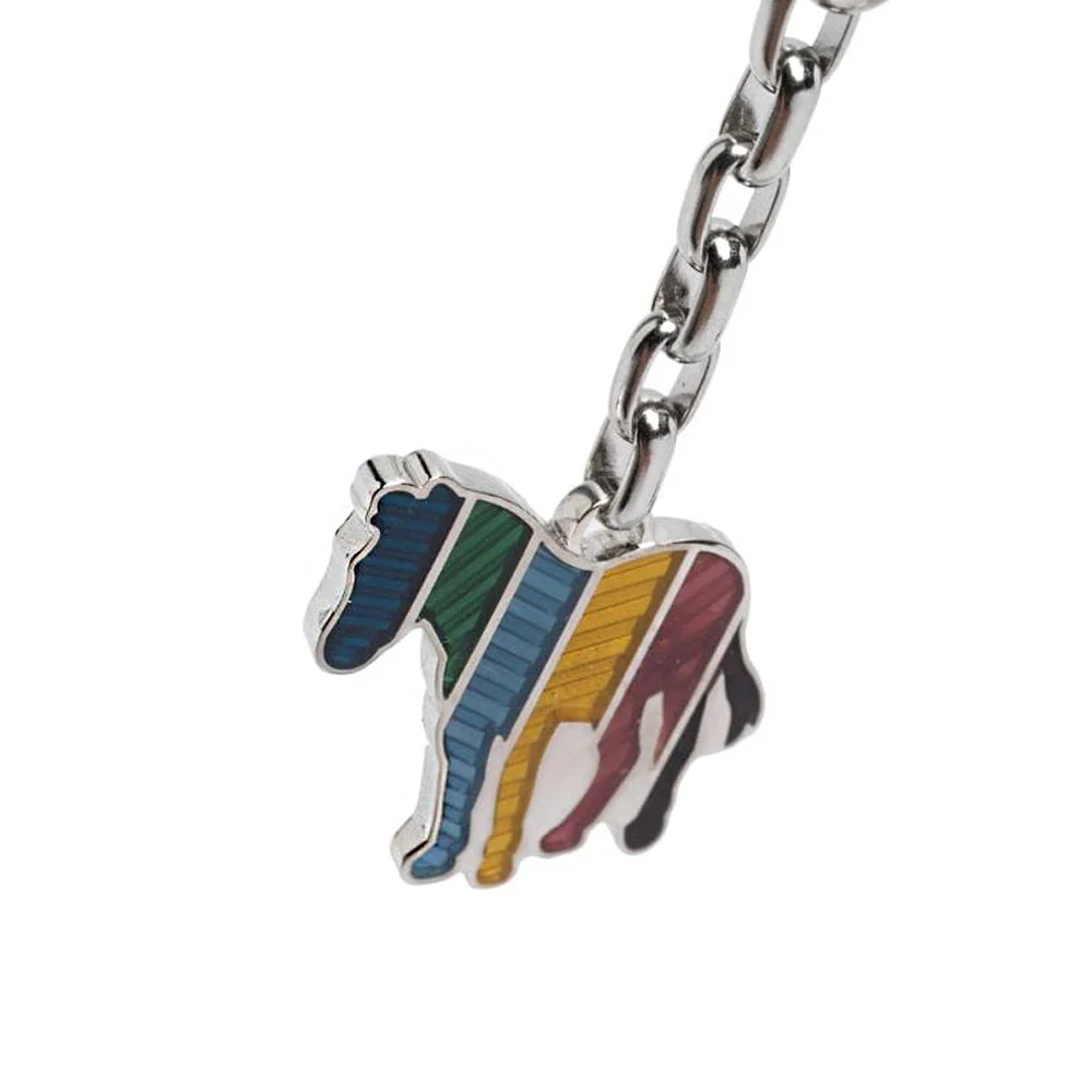 PAUL SMITH Key Ring Broad Zebra - Cyclist Stripe - Image 3