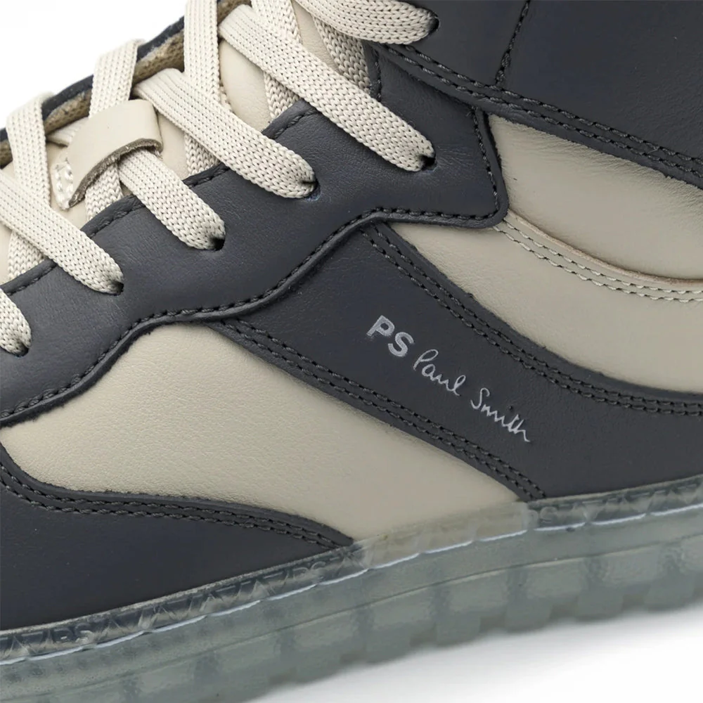 PAUL SMITH Liston High Shoes - Off White/Grey - Image 5