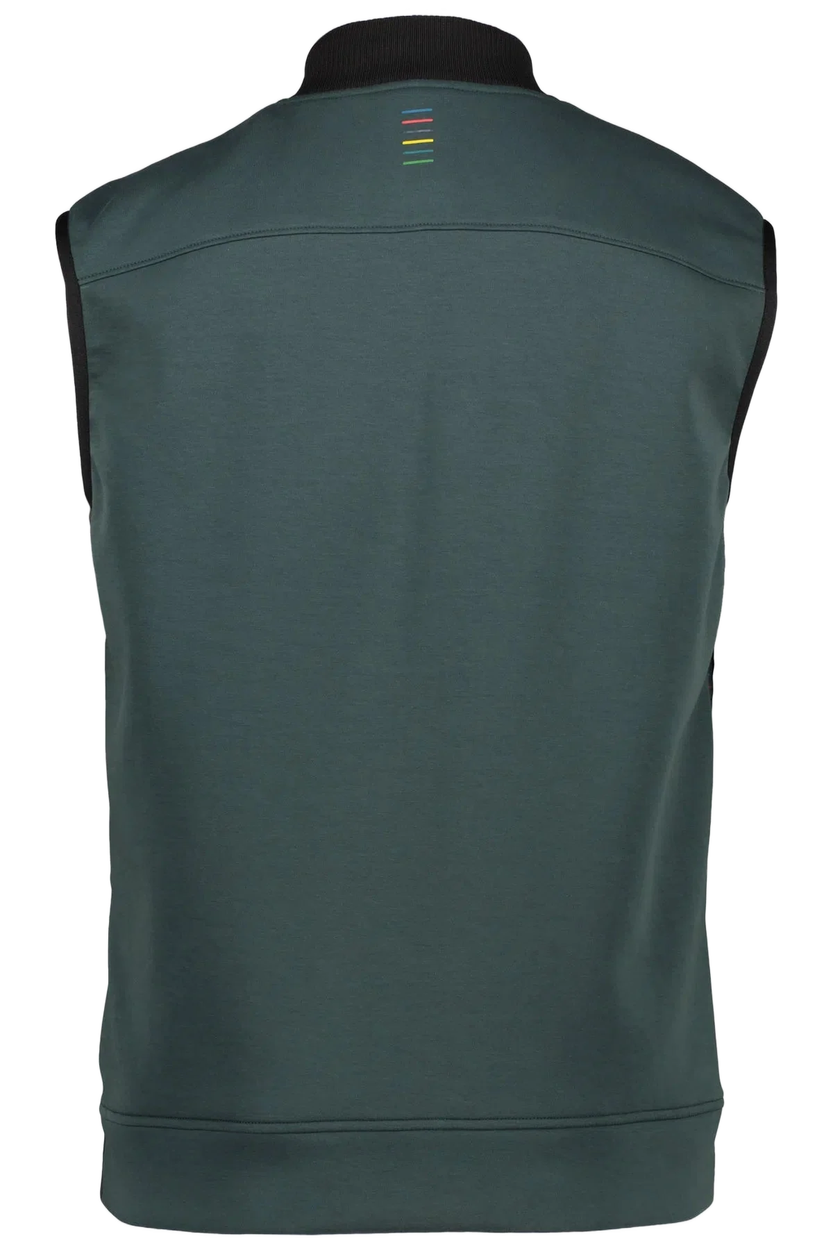 PAUL SMITH Mixed Media Gilet - Bottle Green - Image 2
