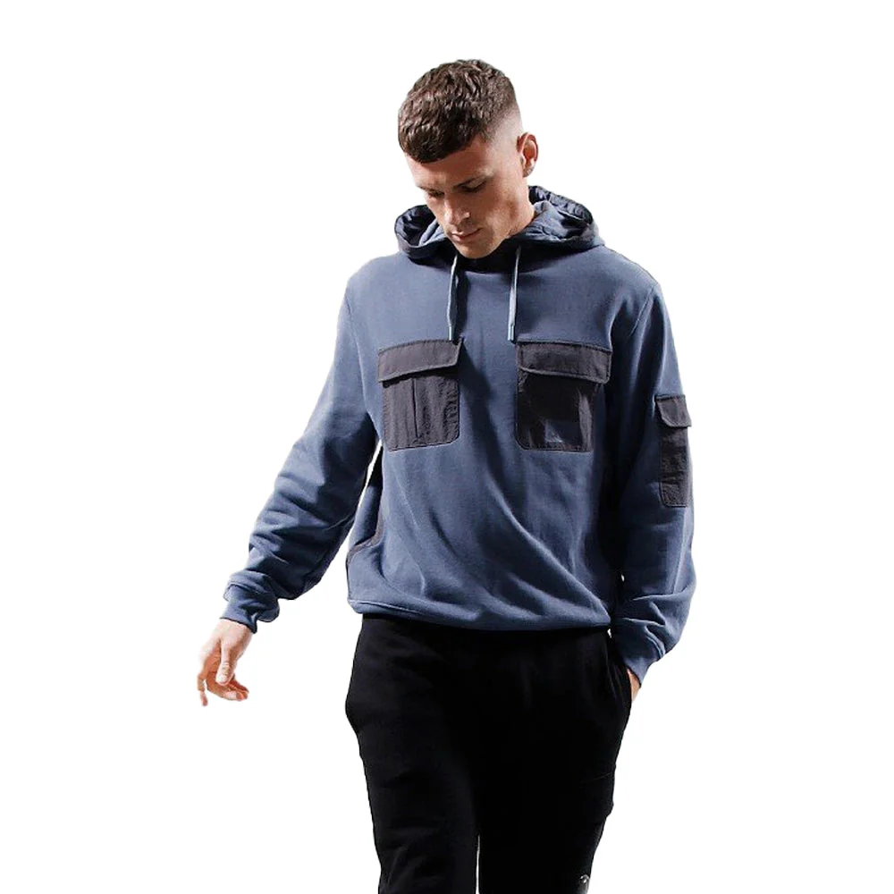 PAUL SMITH Multiple Pocket Hoodie - Blue - Image 2