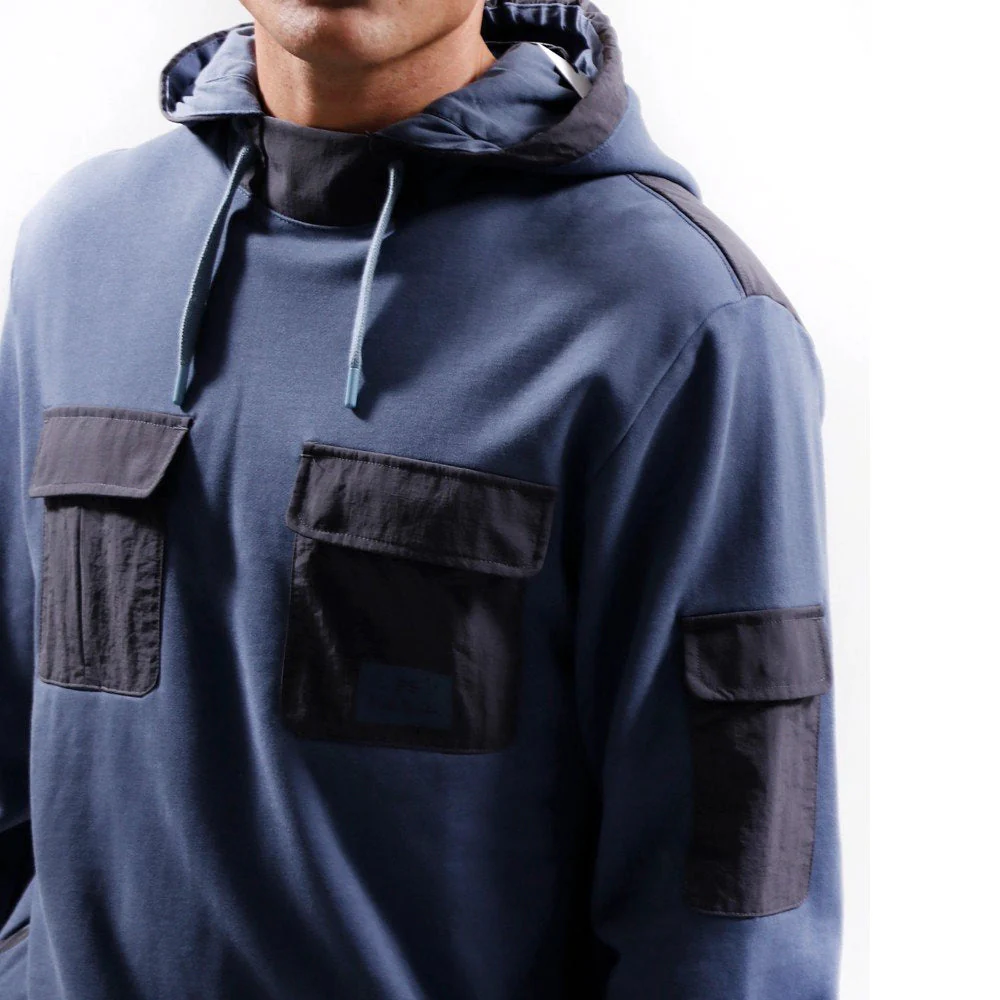 PAUL SMITH Multiple Pocket Hoodie - Blue - Image 4