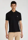 PAUL SMITH Polo Shirt Reg Fit SS Zebra - Black - Image 3
