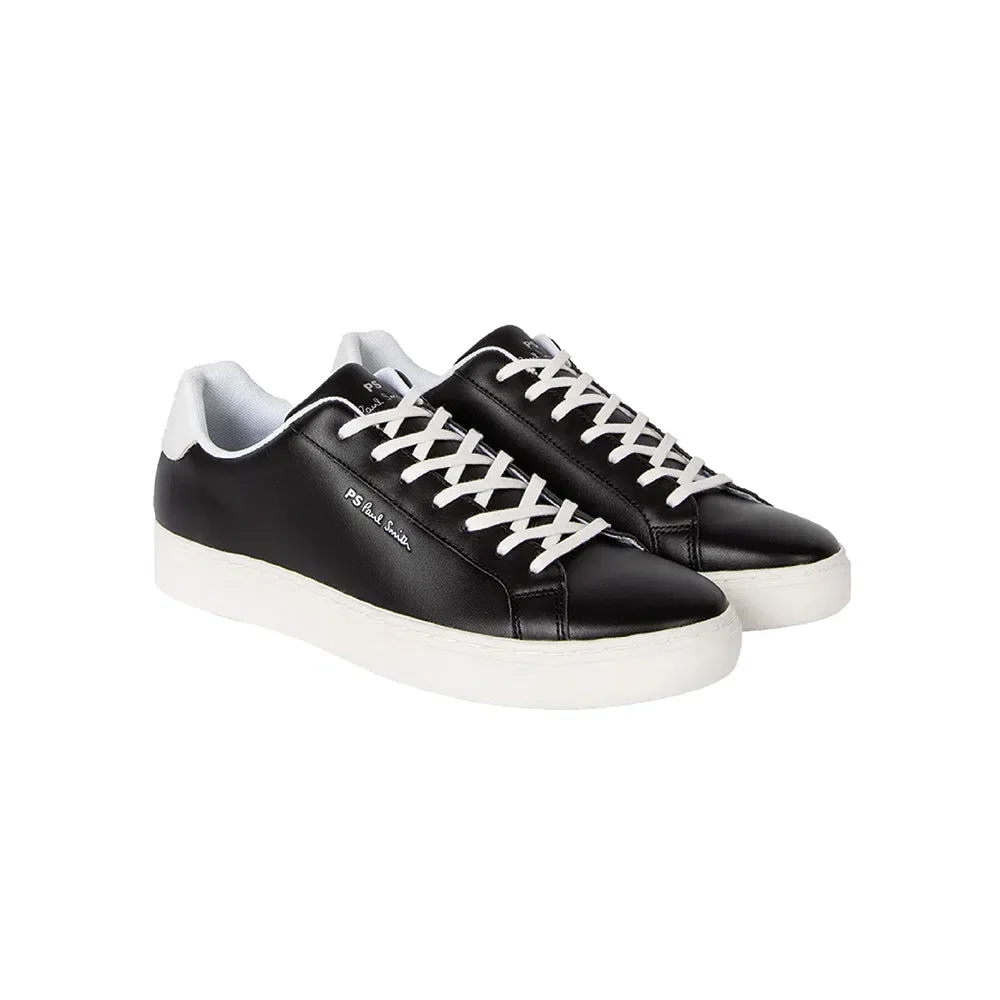 PAUL SMITH Rex Leather Trainers - Black - Image 3