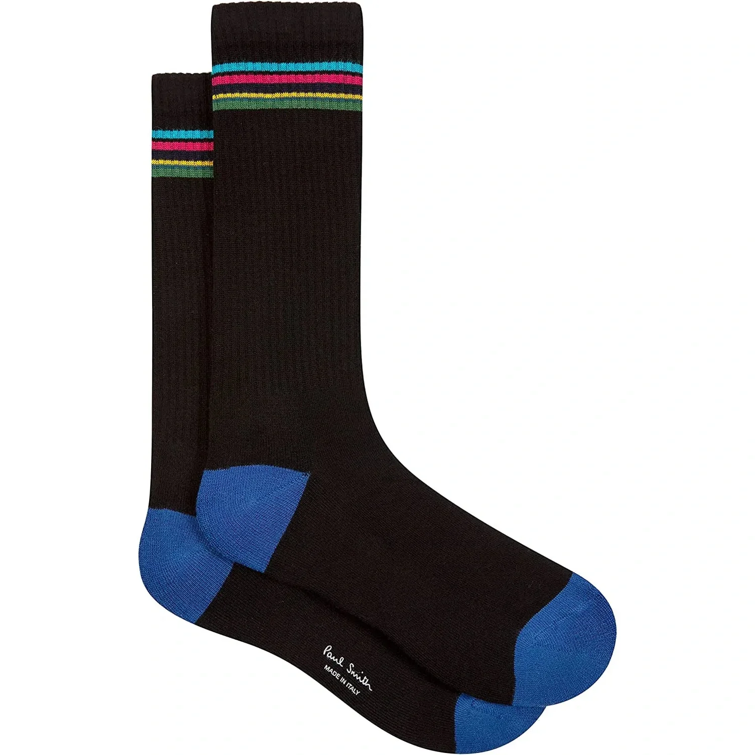 PAUL SMITH Sock Sport Stripe Duo - Black