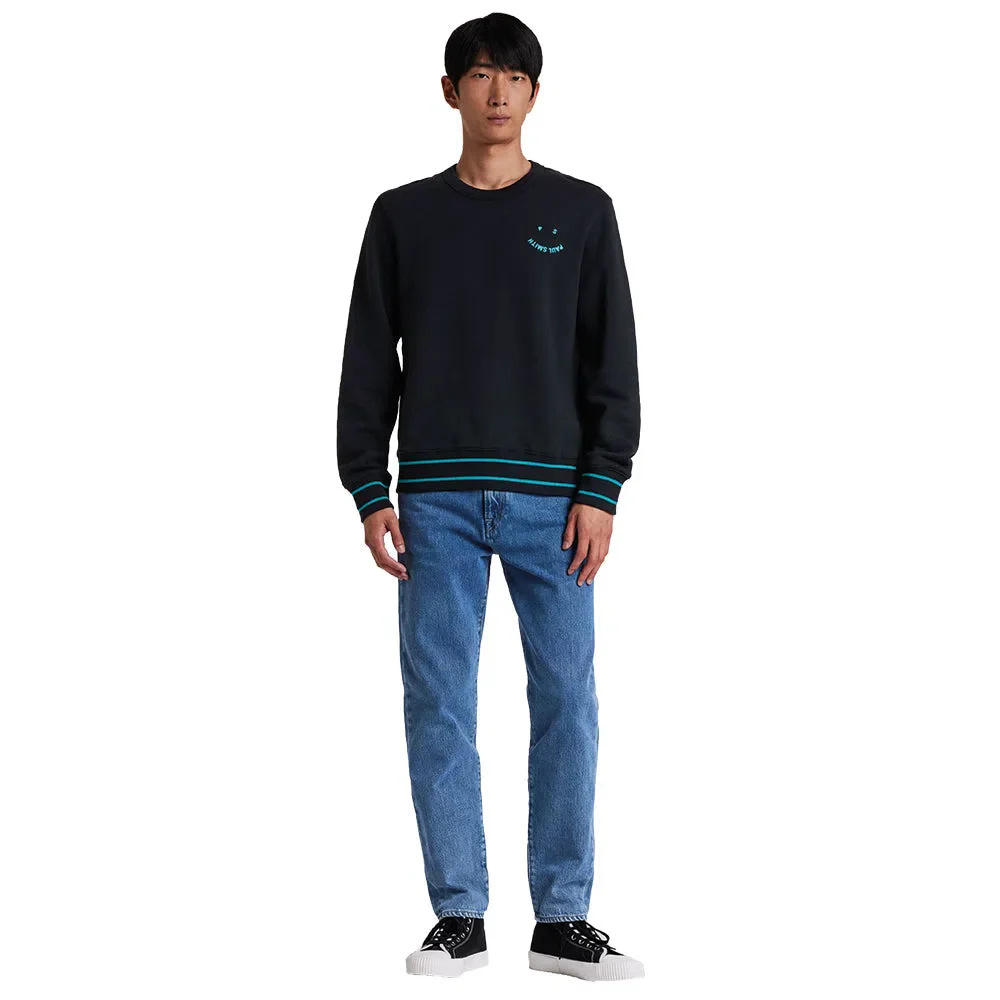 PAUL SMITH Happy Logo Sweatshirt - Black - Image 5