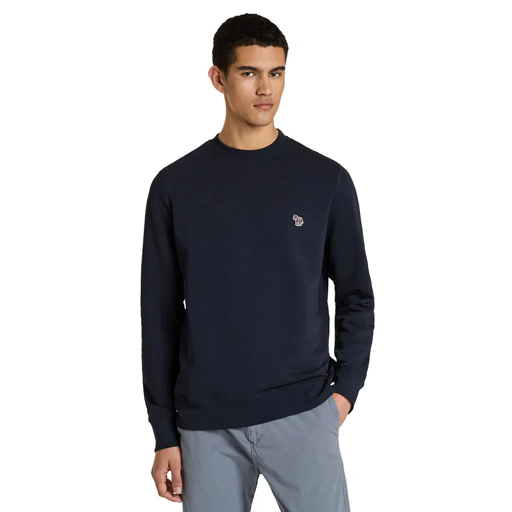 PAUL SMITH Zebra Logo Sweatshirt - Navy - Image 3