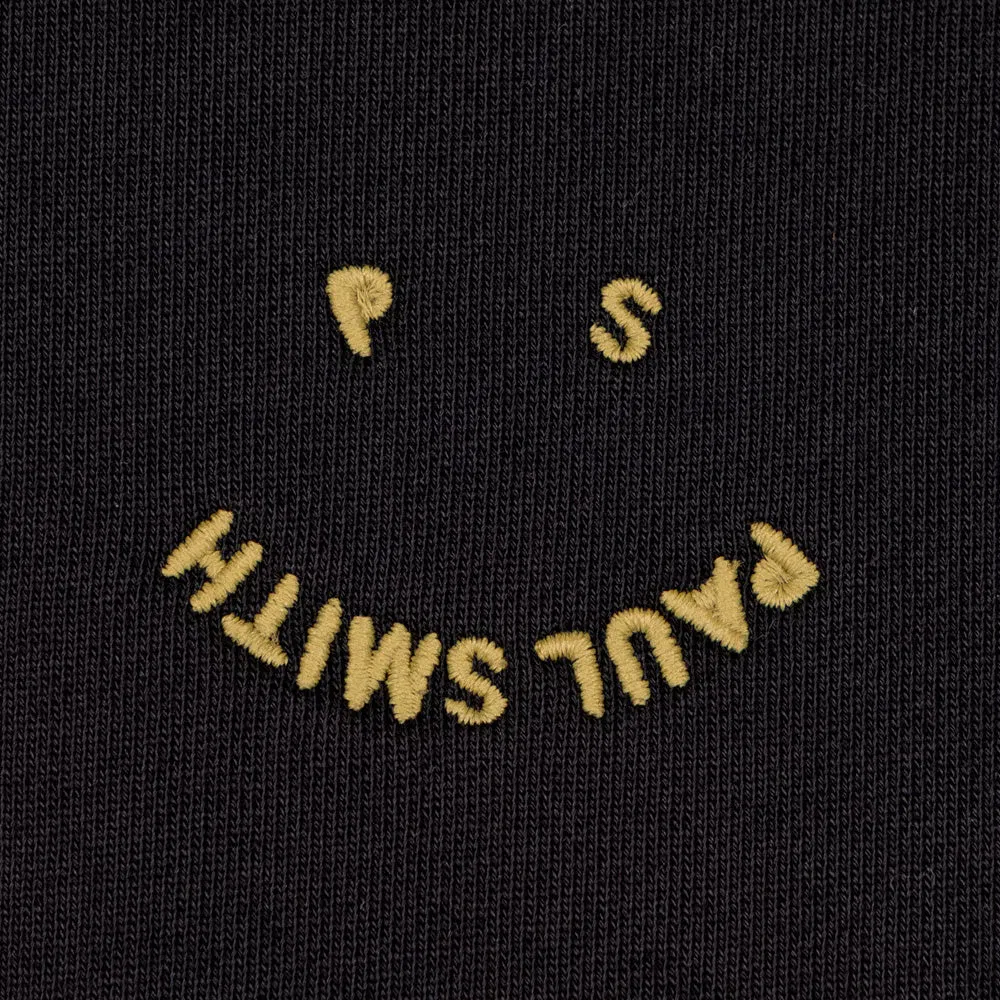 PAUL SMITH Sweatshirt Raglan Happy Logo - Black - Image 2